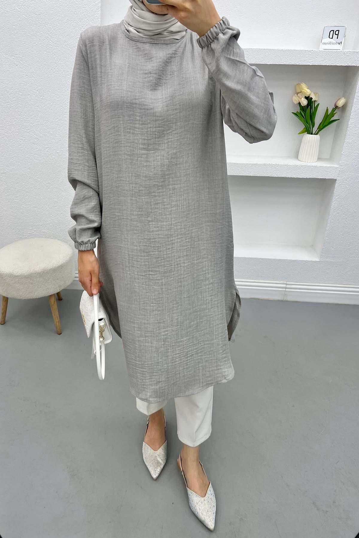 Keten Tunik Gri