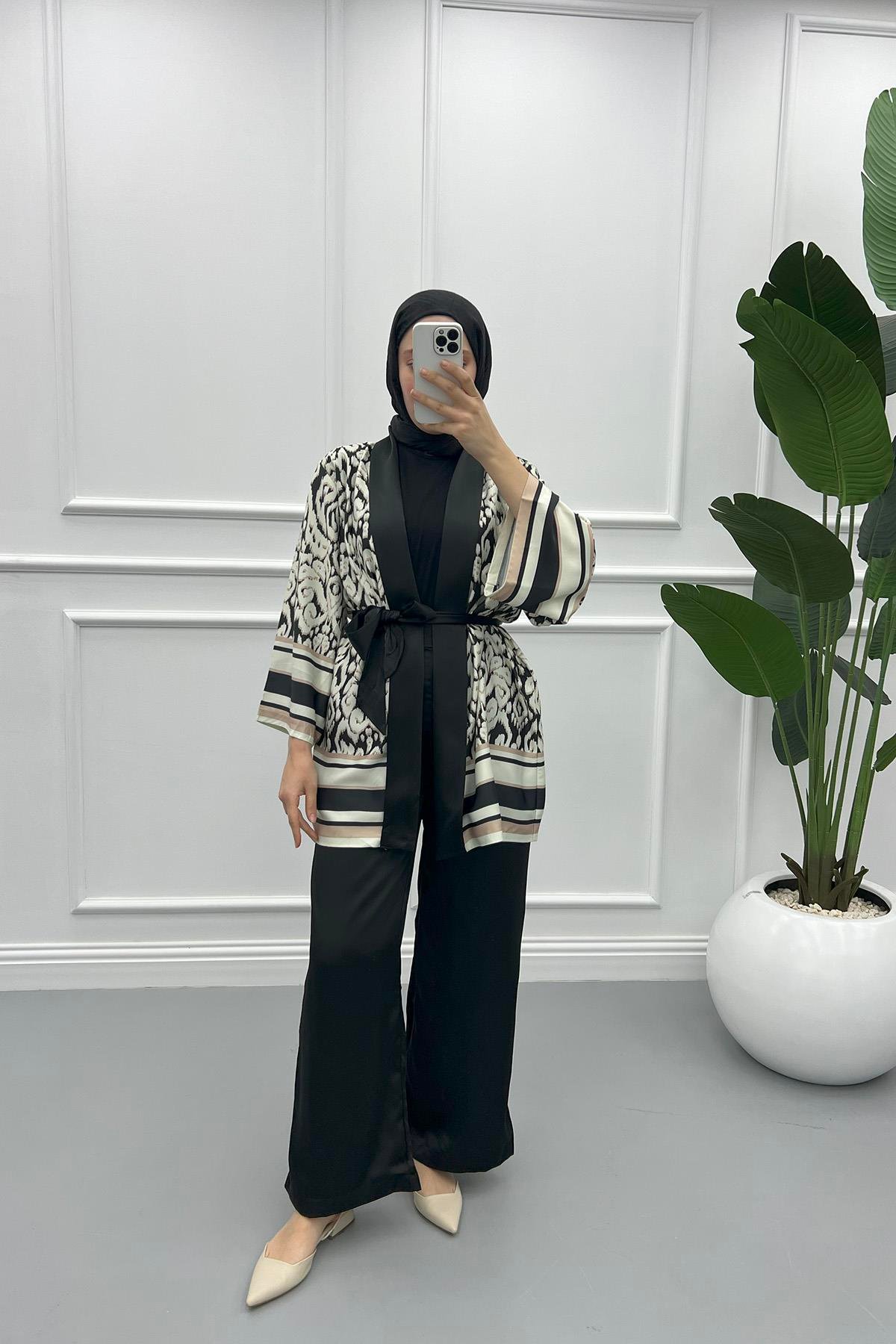 Kimono Takım Siyah