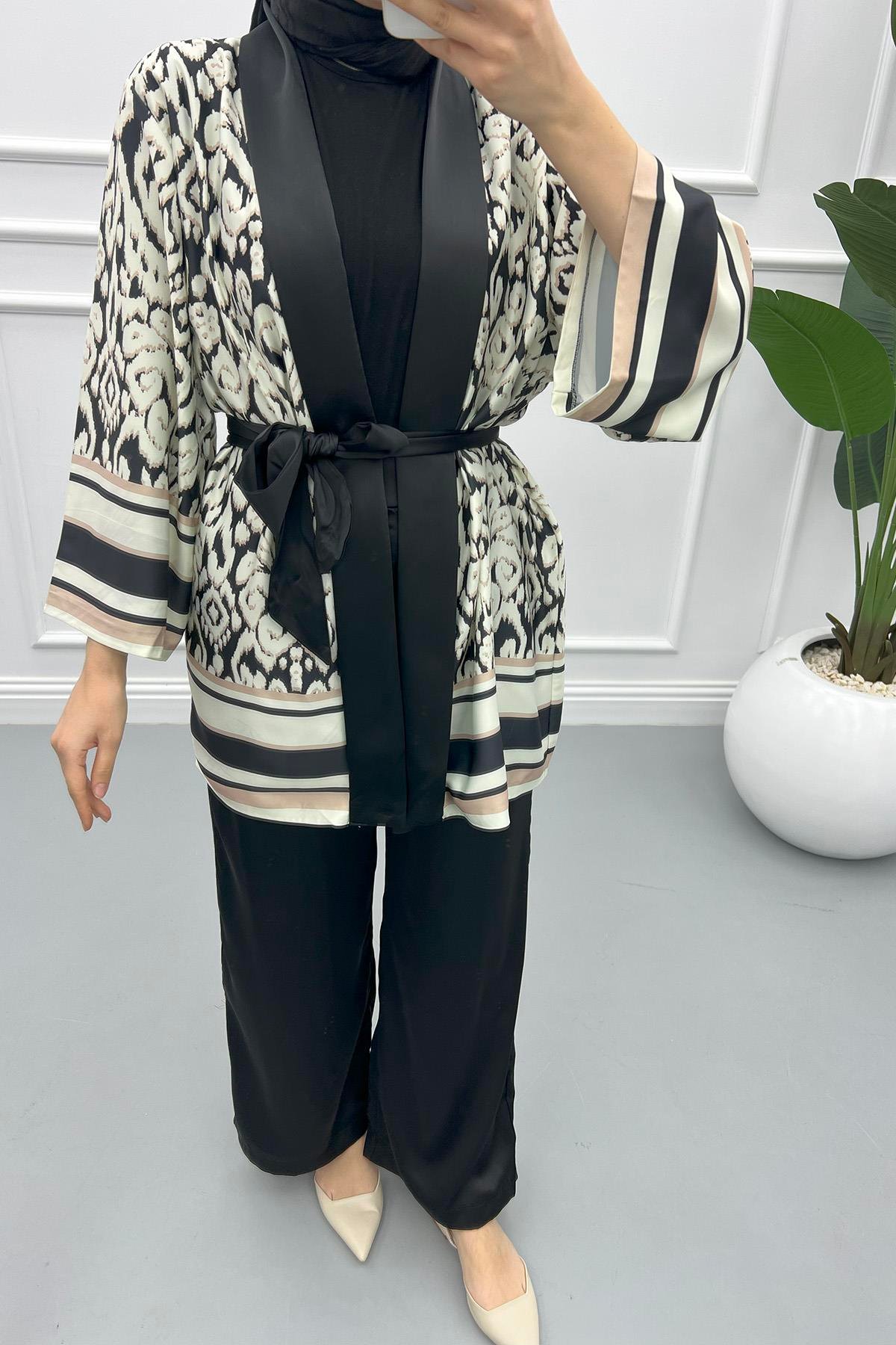 Kimono Takım Siyah