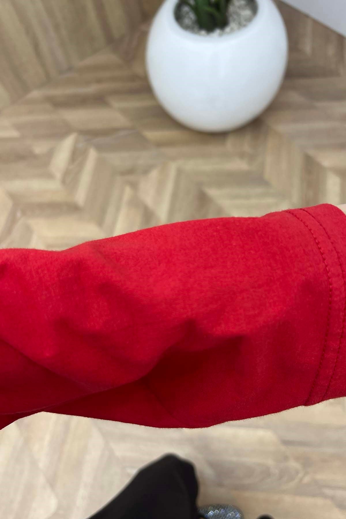 Kırk Yıl Hatır Temalı Sweat Kırmızı