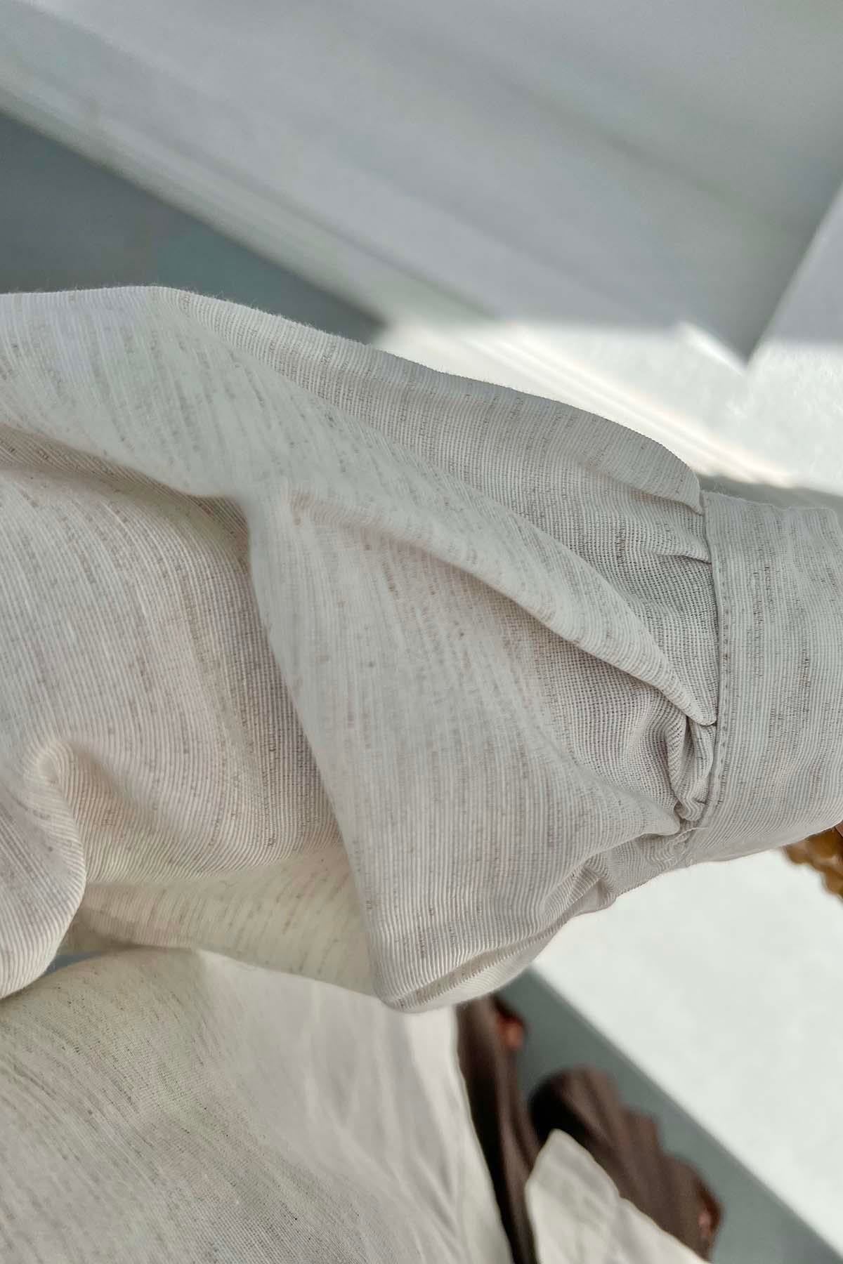Kolu Pullu Kimono Taş