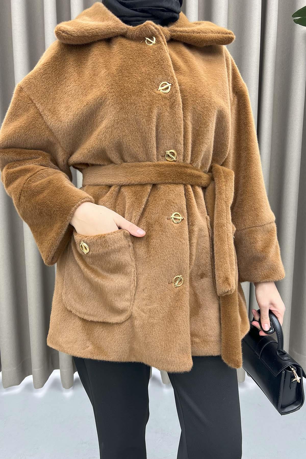 Kuşaklı Peluş Kaban Taba