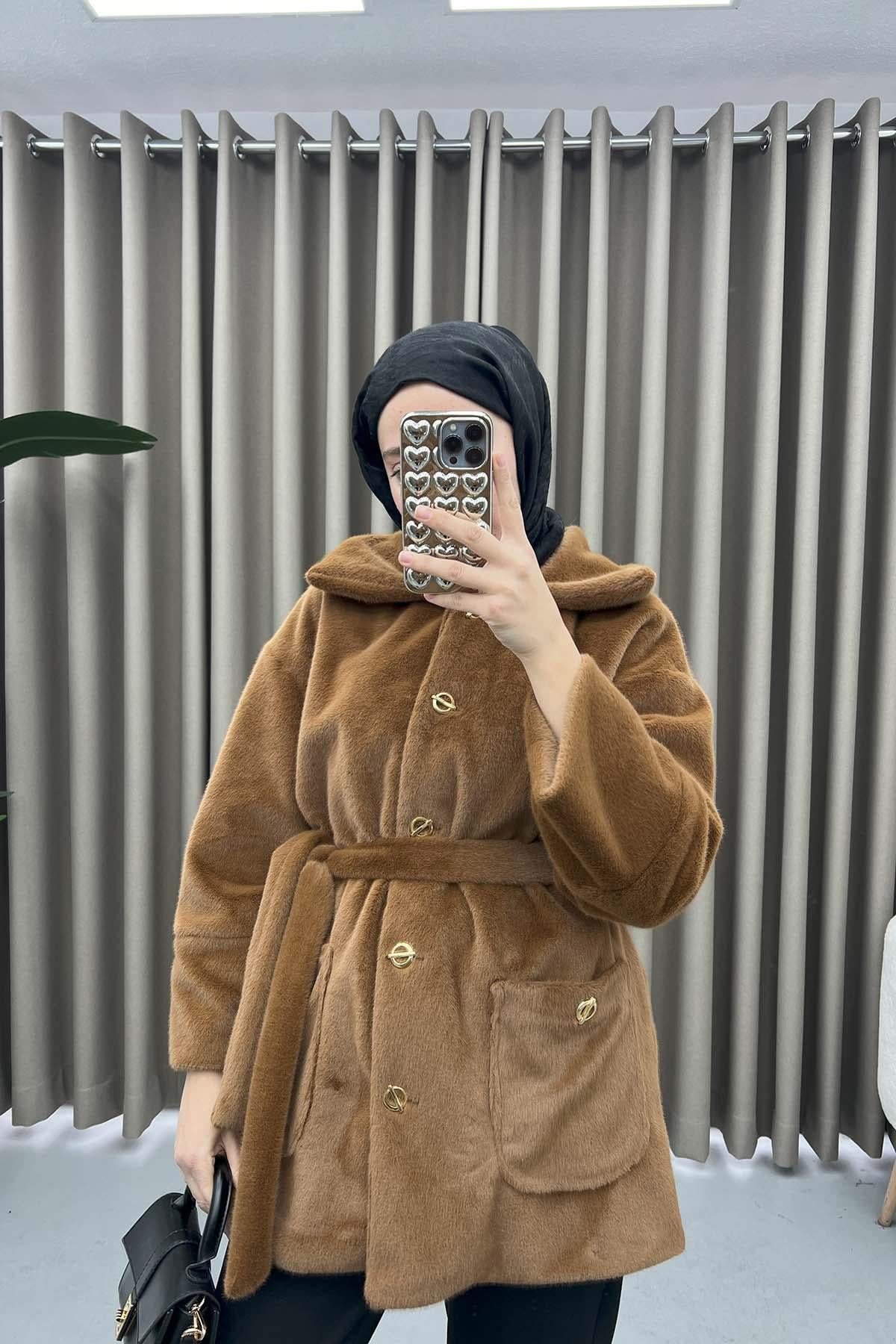 Kuşaklı Peluş Kaban Taba