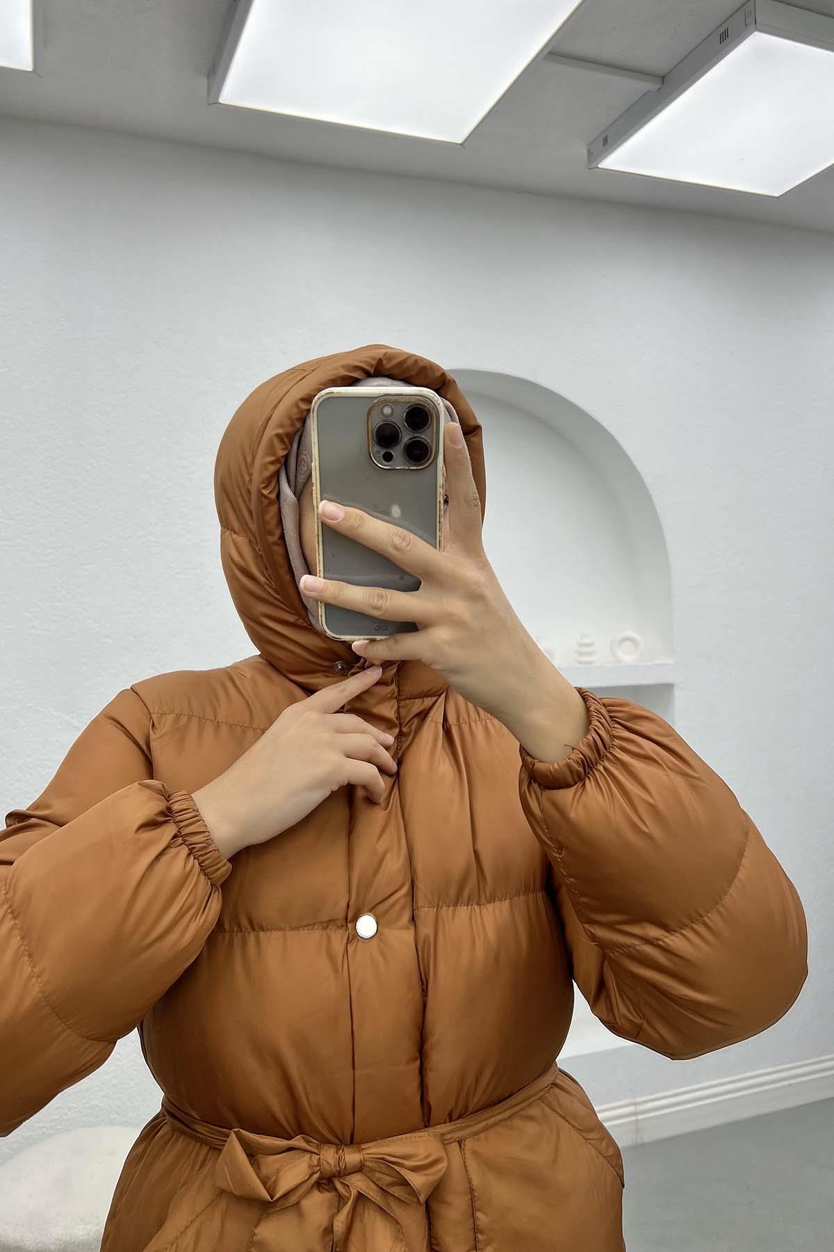 Kuşaklı Şişme Mont Taba