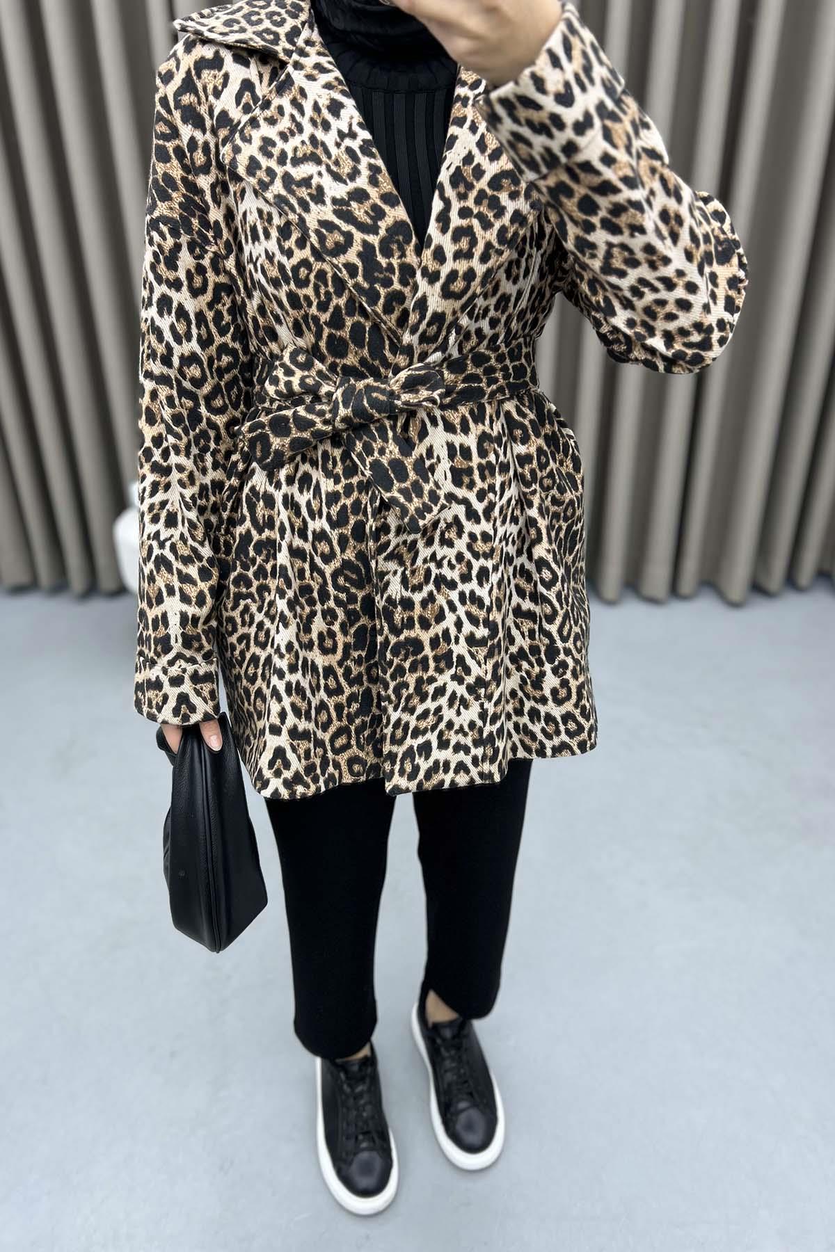 Leopar Desenli Kaban Leopar
