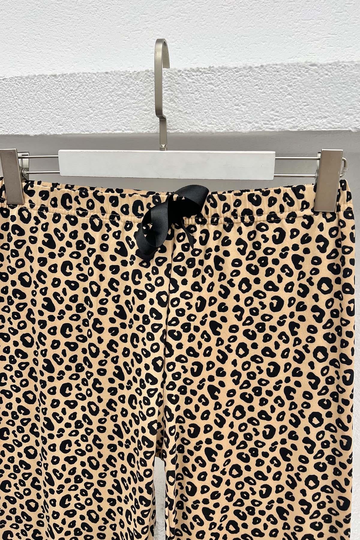 Leopar Desenli Pijama Altı Leopar
