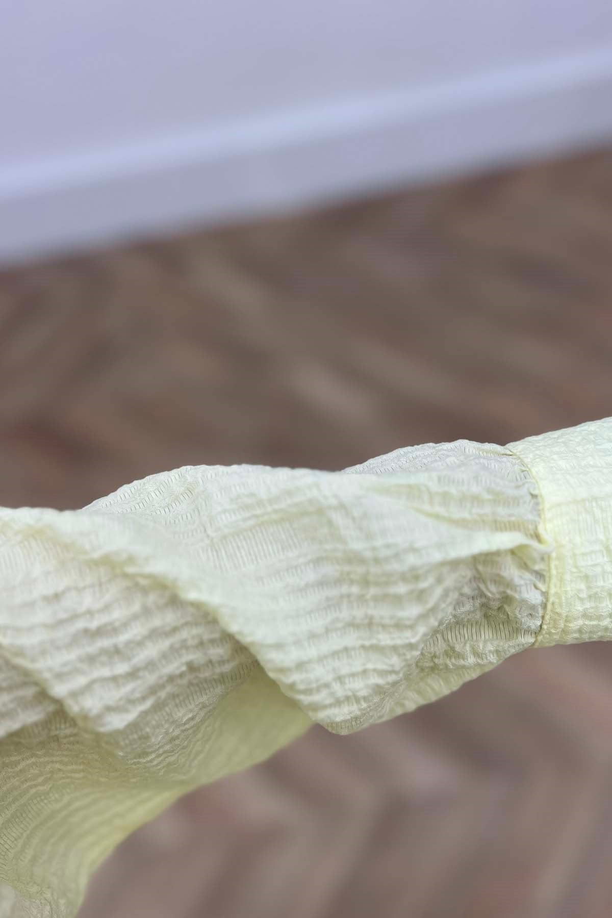 Lidya Modern Kesim Pastel Takım Sarı