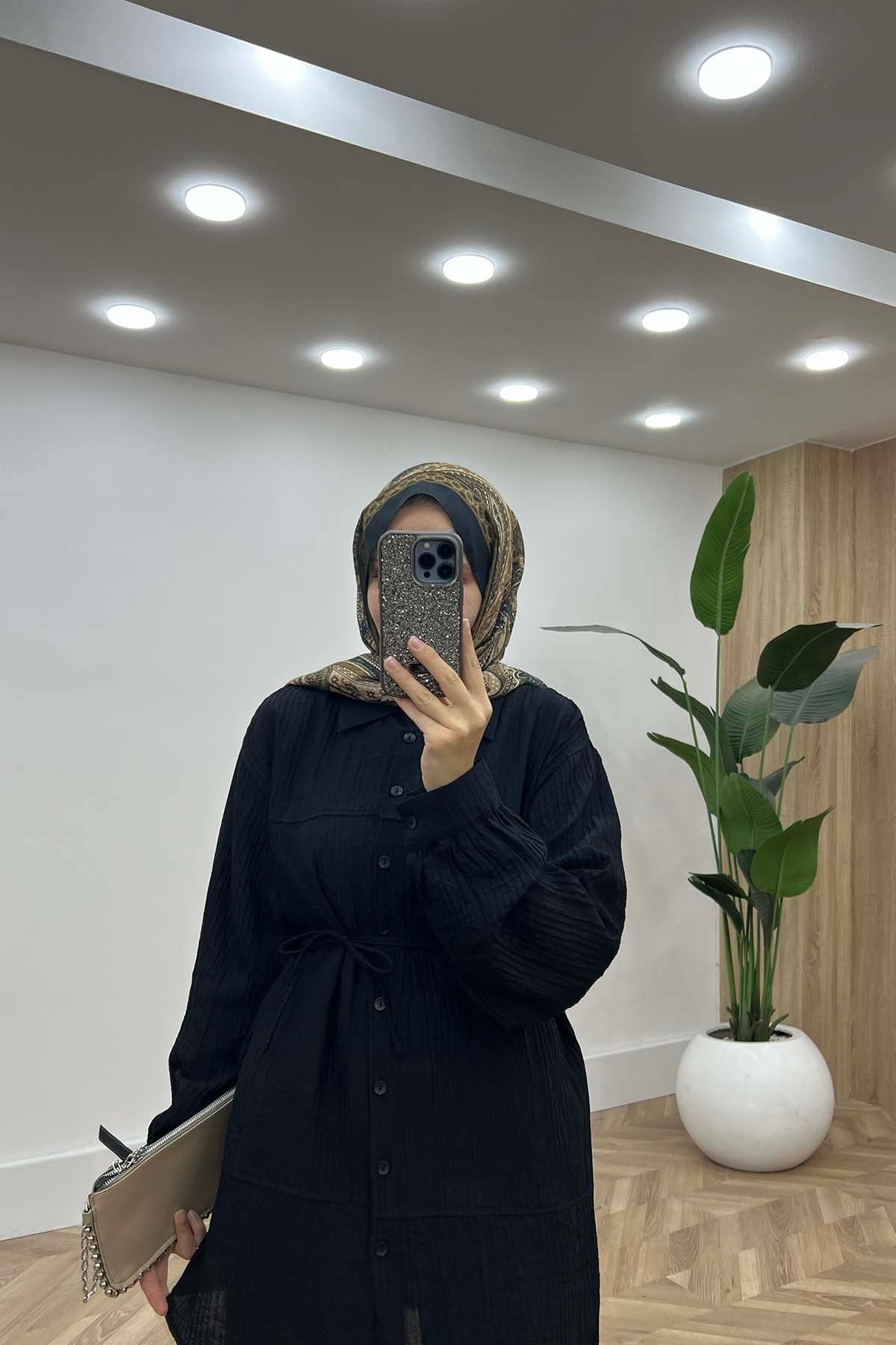 Lidya Modern Kesim Pastel Takım Siyah