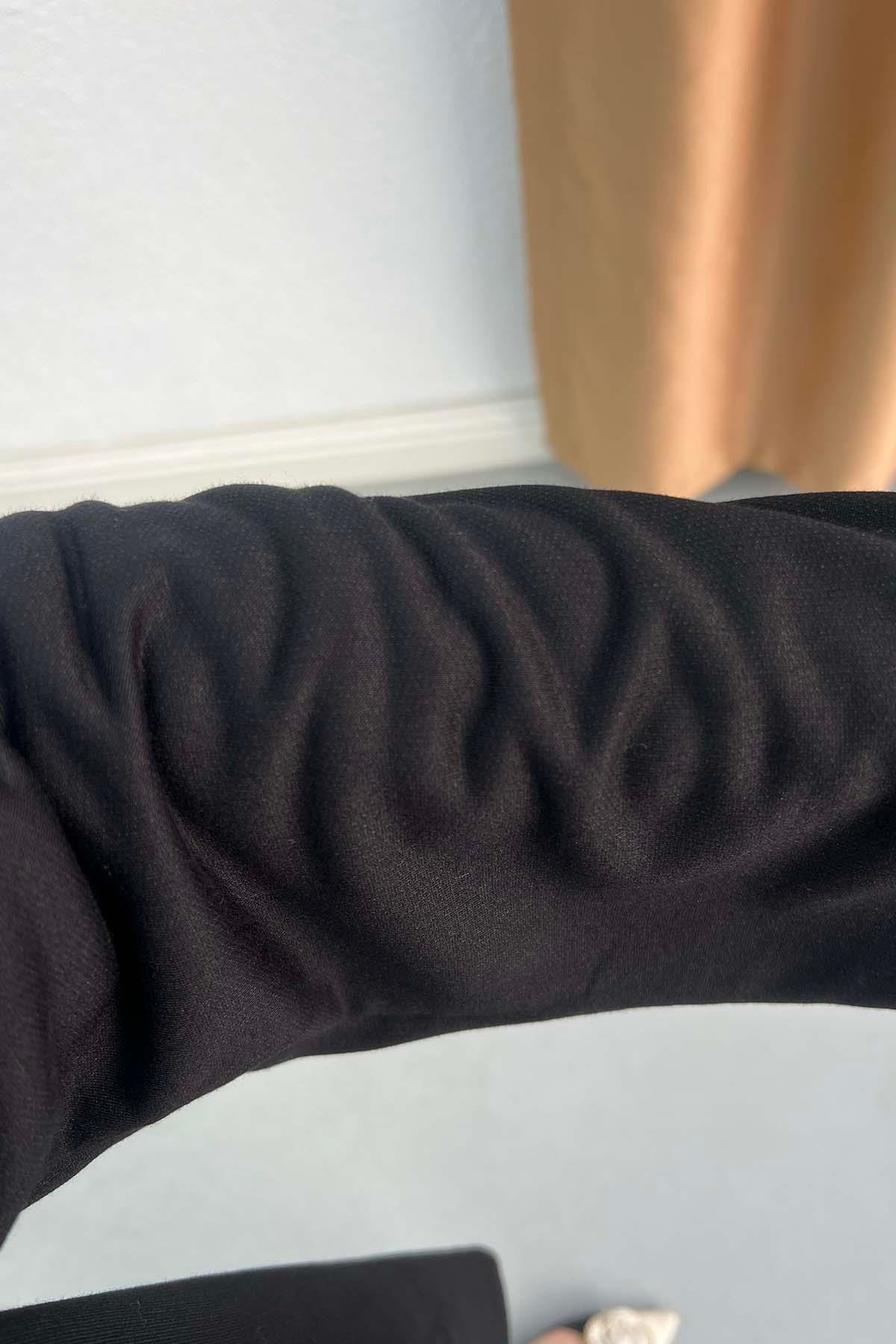 Love &  Letter Nakışlı Oversize Sweatshirt Siyah
