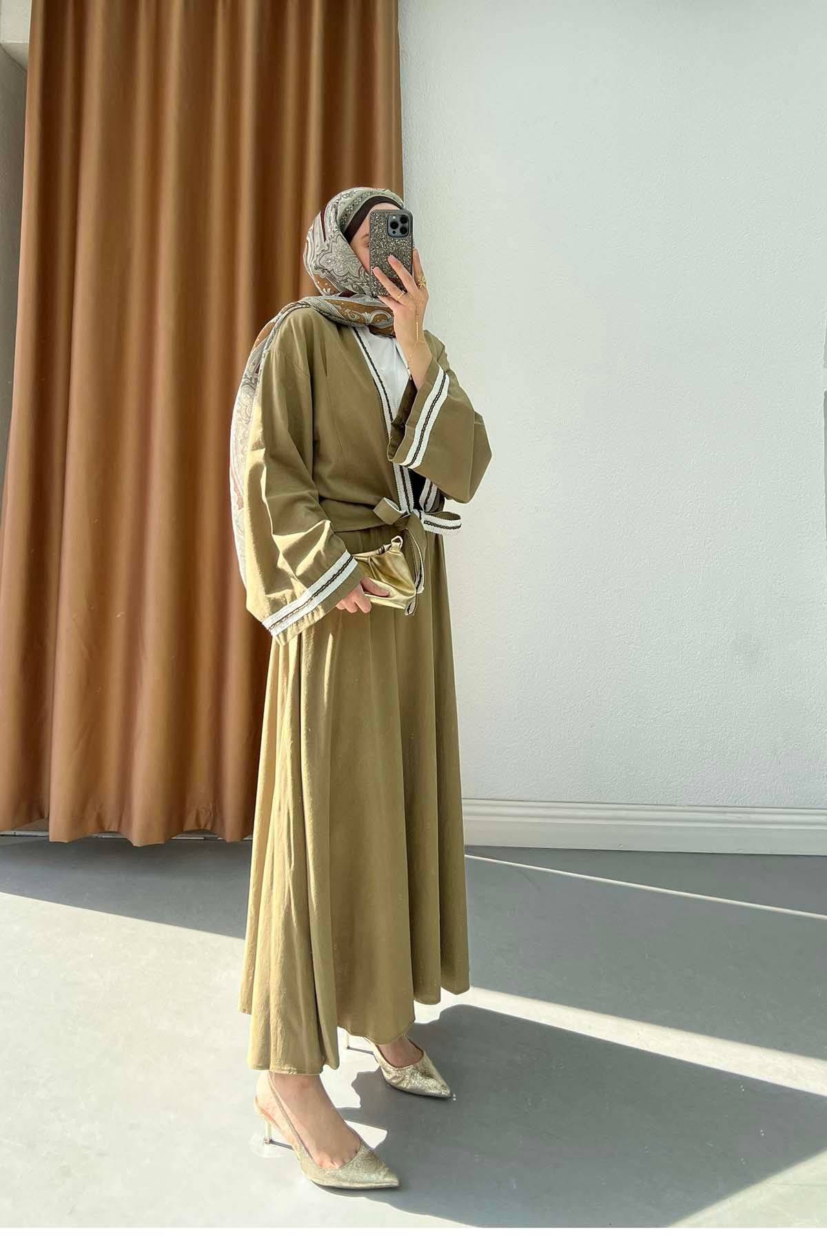 Marin Stil İçlikli Takım Haki