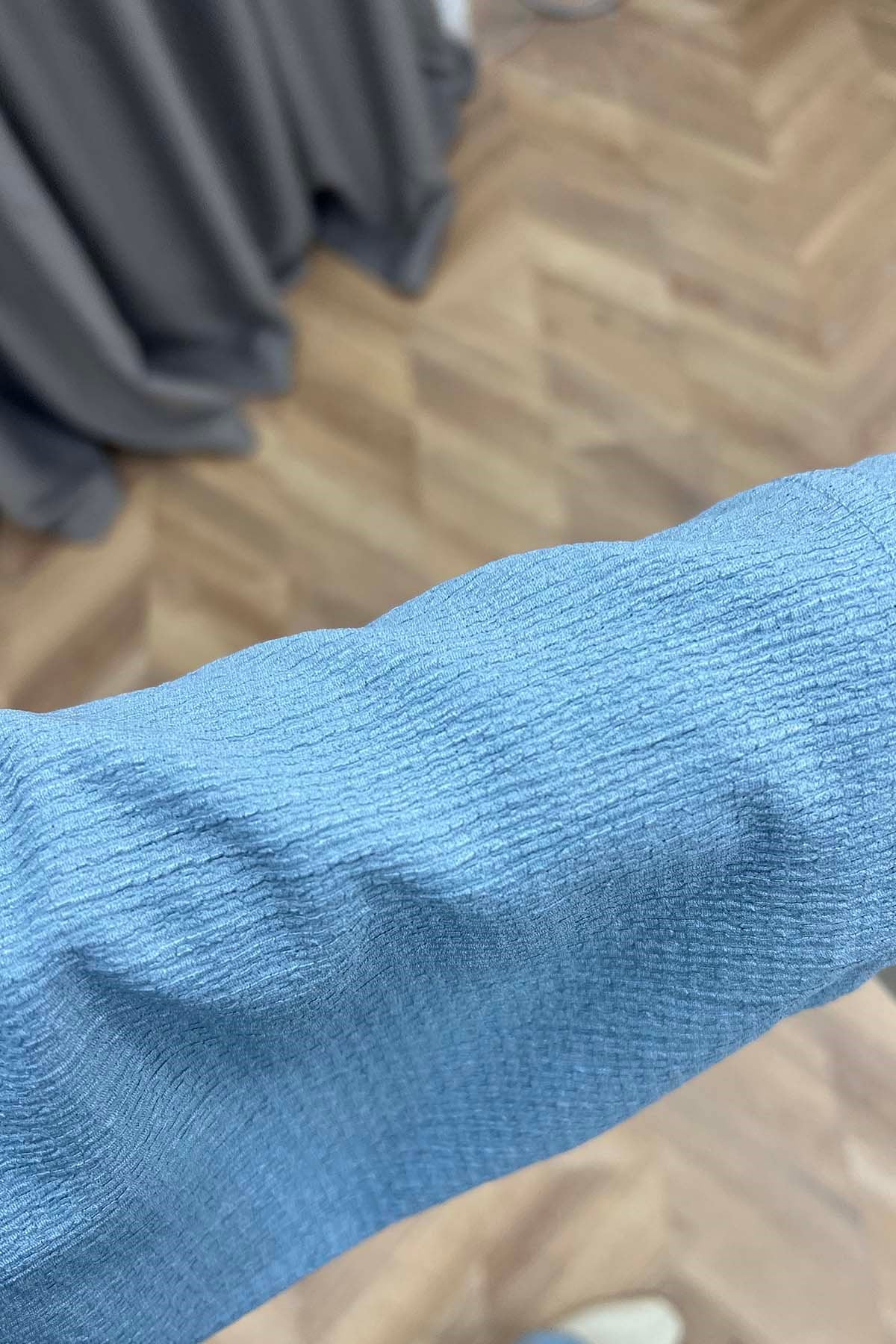 Minimalist Tasarım Kimono Takım Bebe Mavi