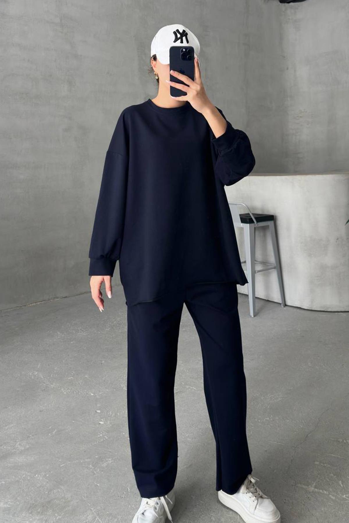 Oversize Takım Lacivert