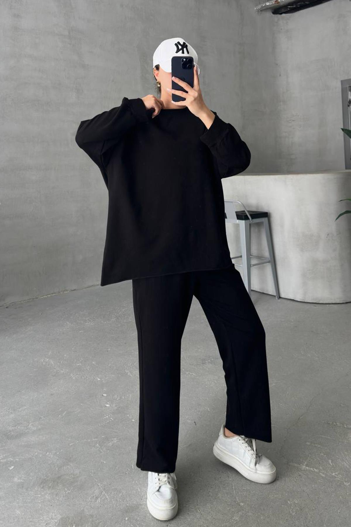 Oversize Takım Siyah