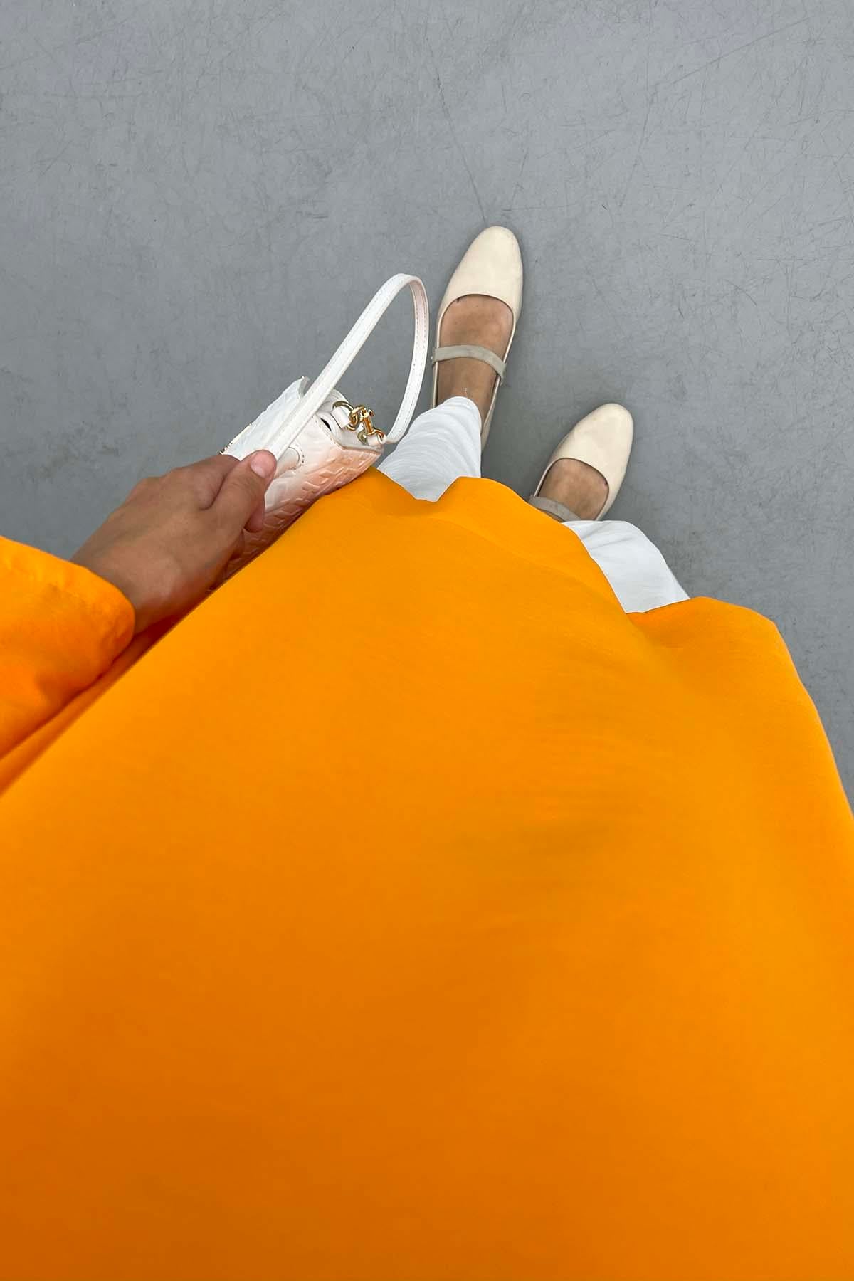 Oversize Tunik Turuncu