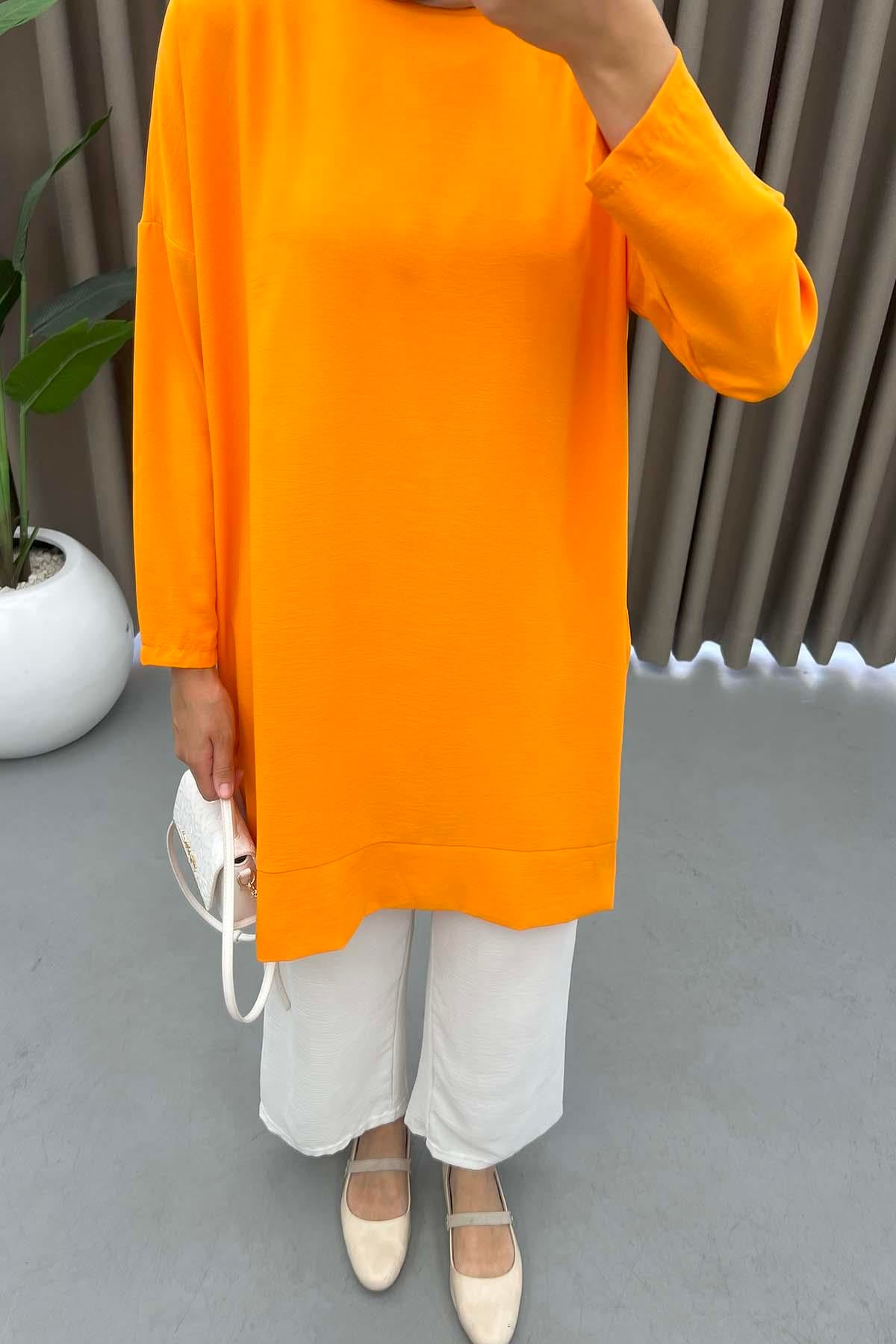 Oversize Tunik Turuncu