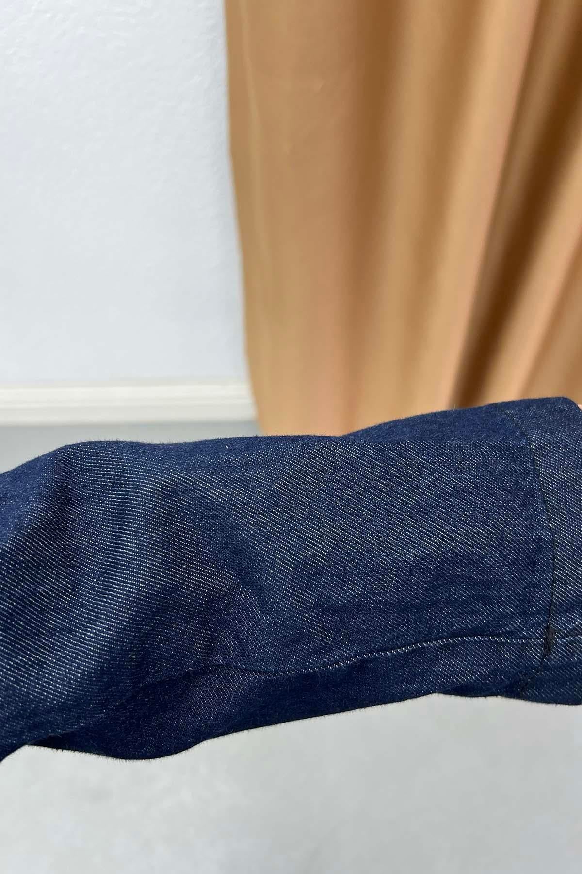 Pantalonlu Kot Takım Lacivert