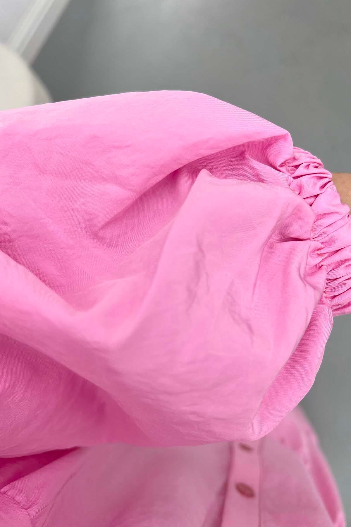Paraşüt Elbise Pembe
