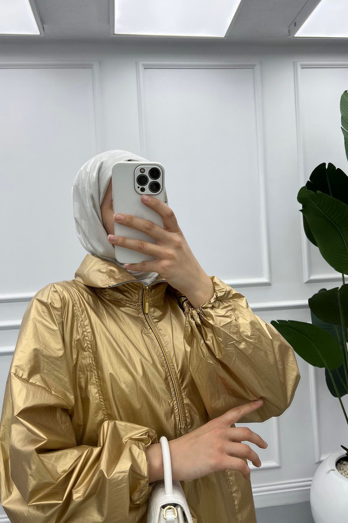 Parlak Bluz Gold