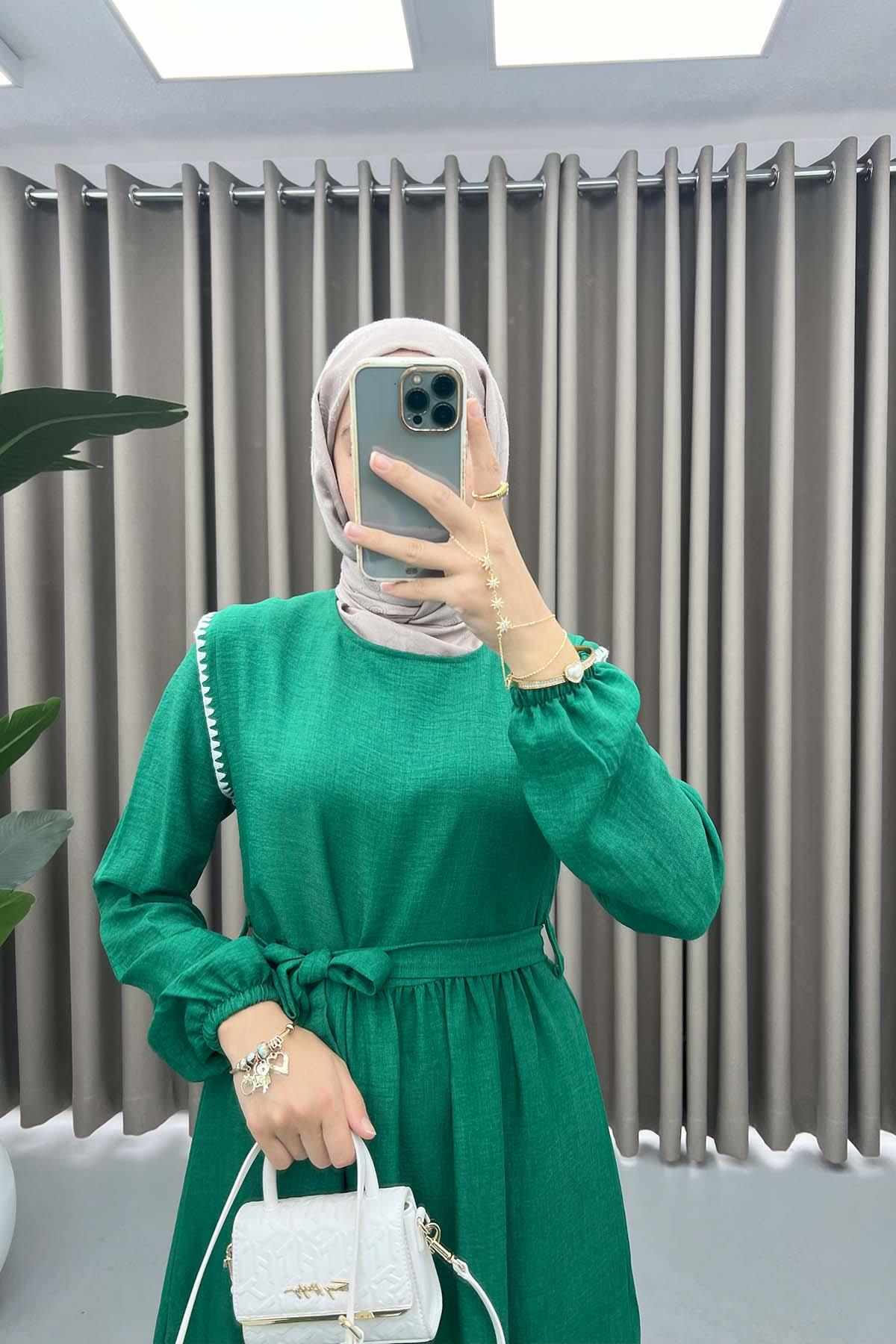 Pinterest Elbise Yeşil