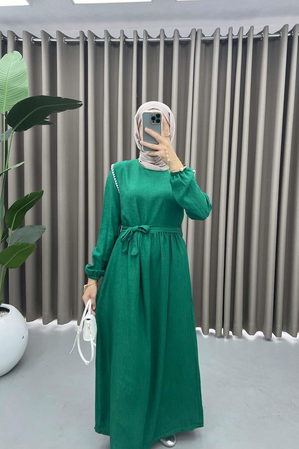 Pinterest Elbise Yeşil