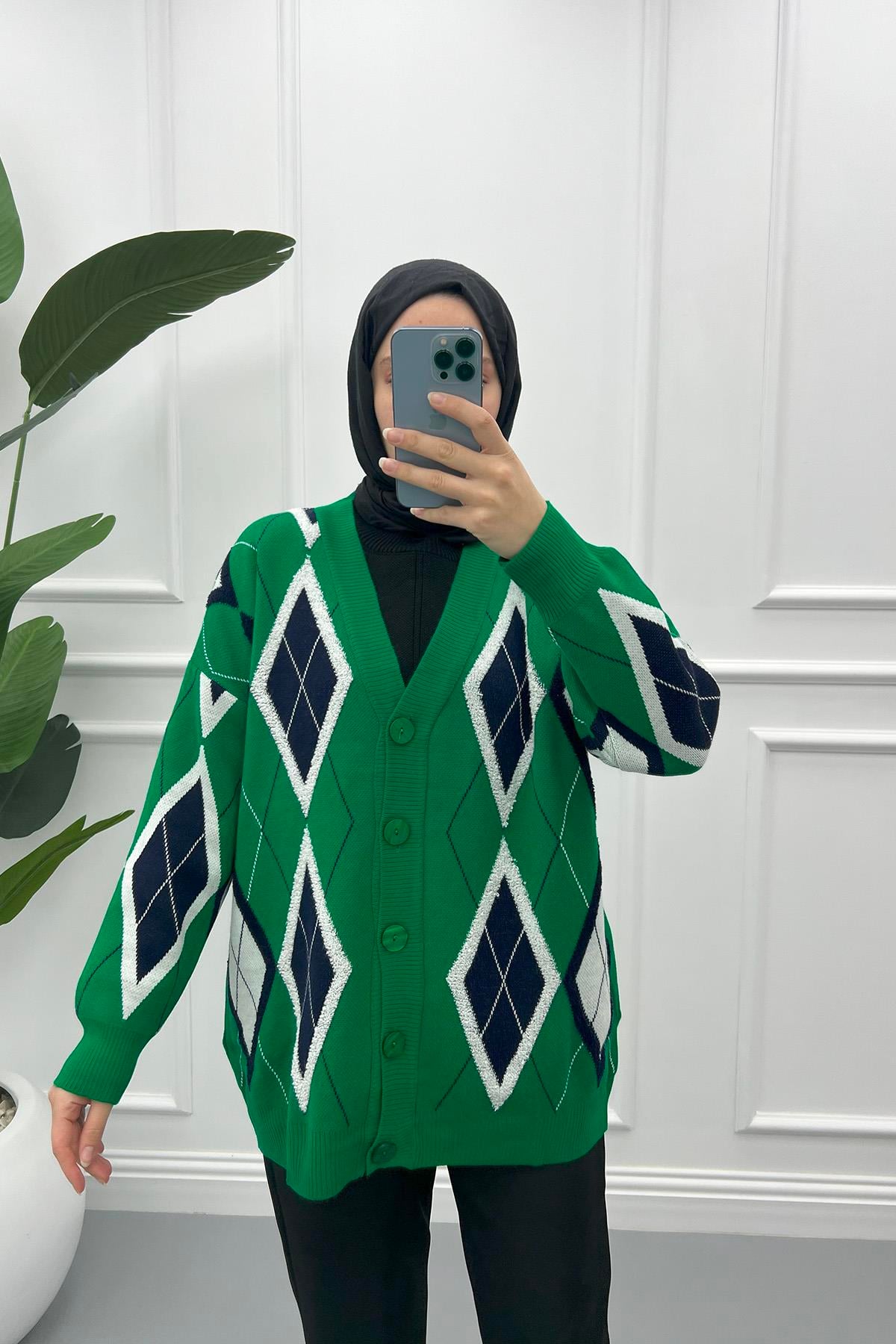 Punch Hırka Yeşil