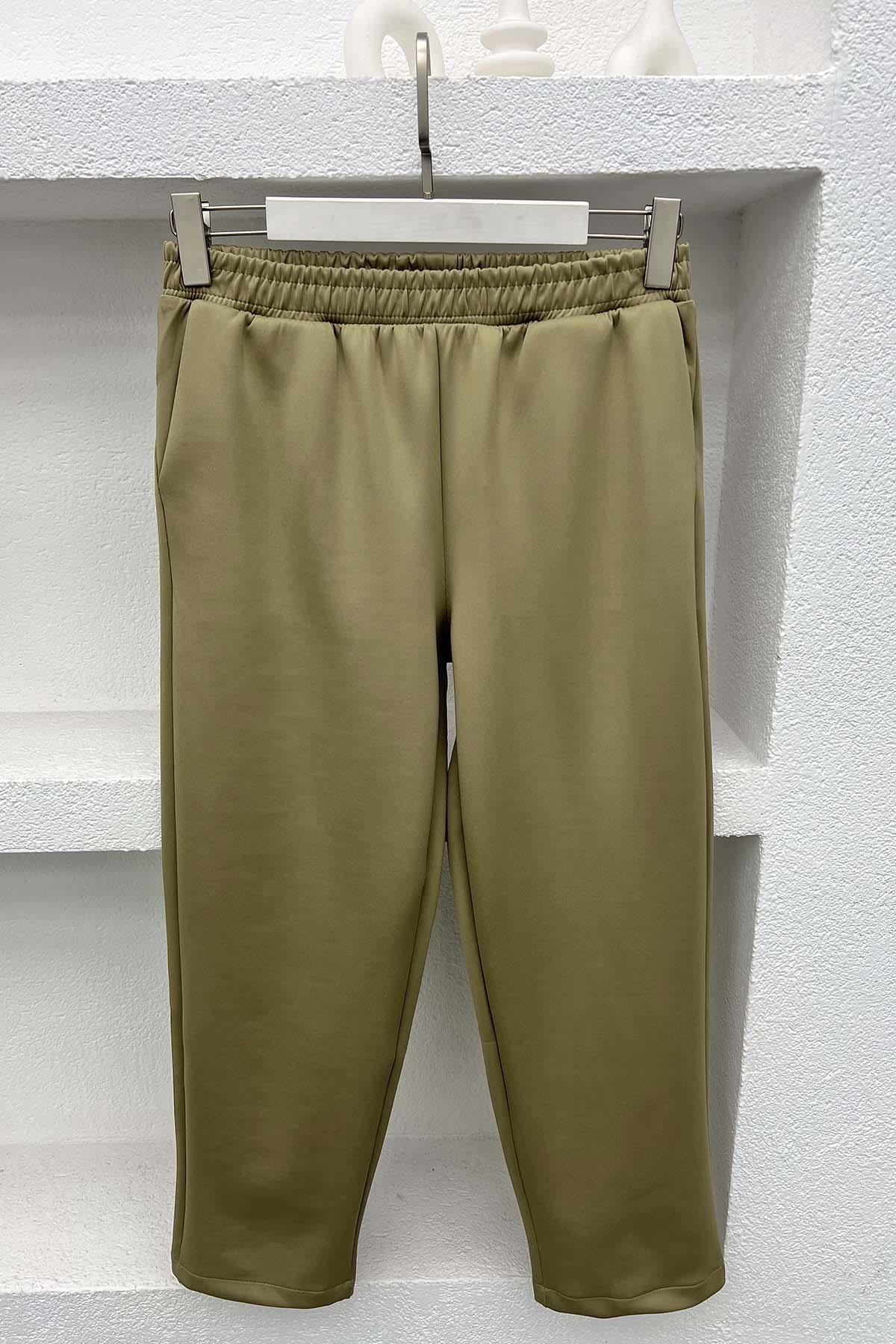 Scuba Pantolon Soft Yeşil