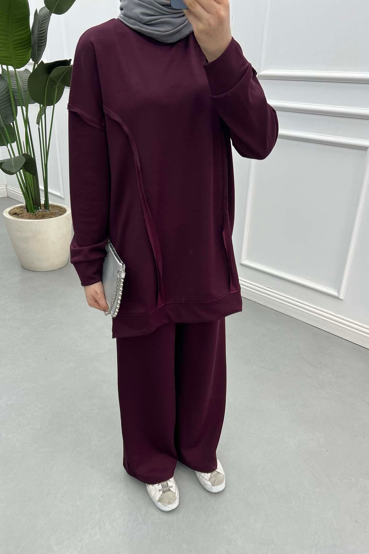 Sportif Elegance Oysh Takım Bordo