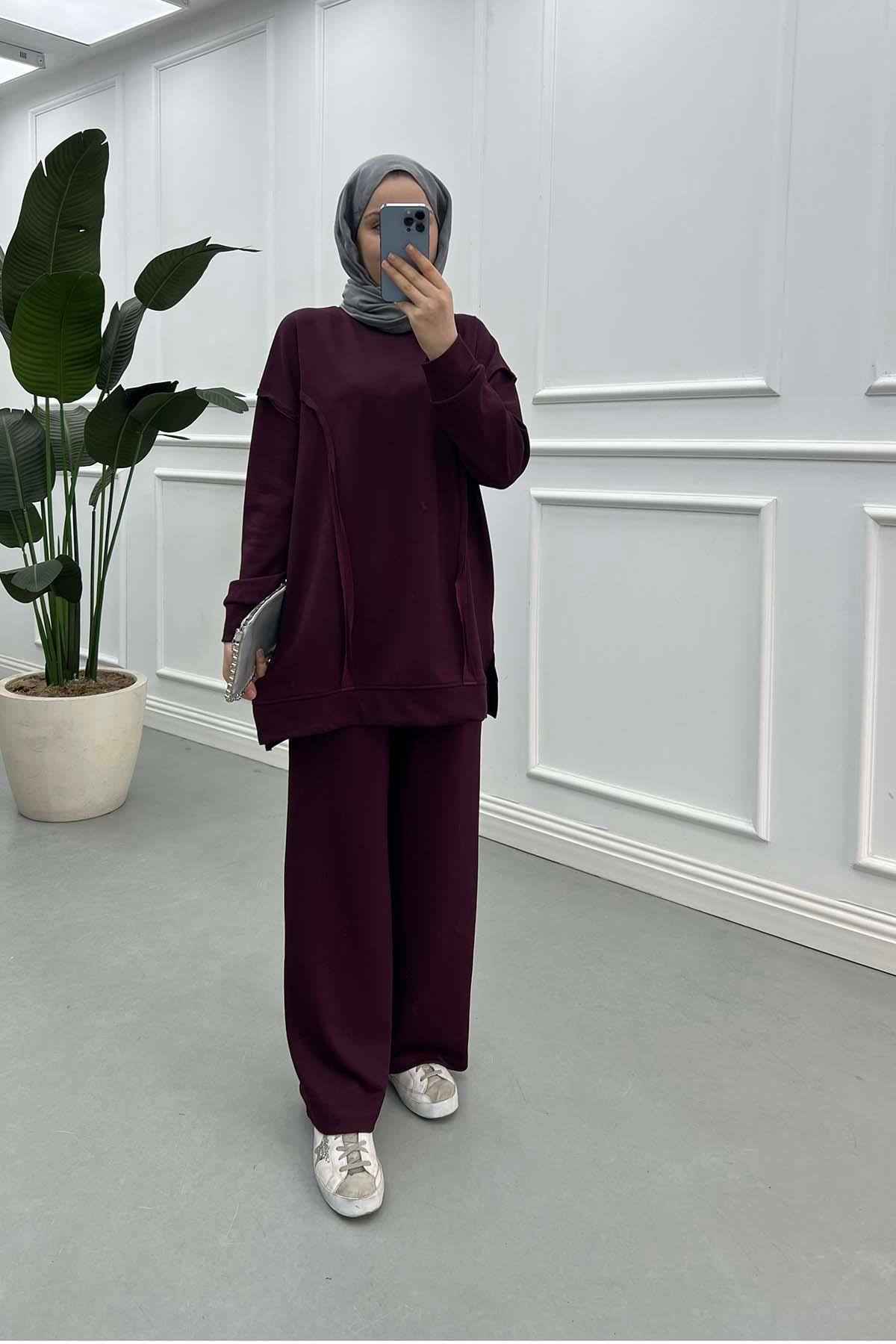 Sportif Elegance Oysh Takım Bordo