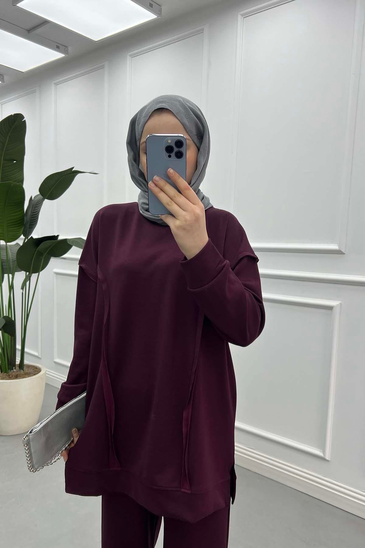 Sportif Elegance Oysh Takım Bordo