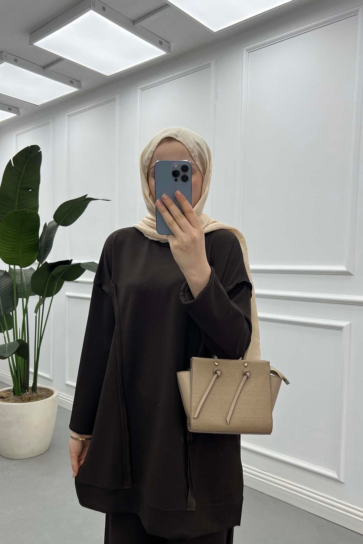 Sportif Elegance Oysh Takım Kahve