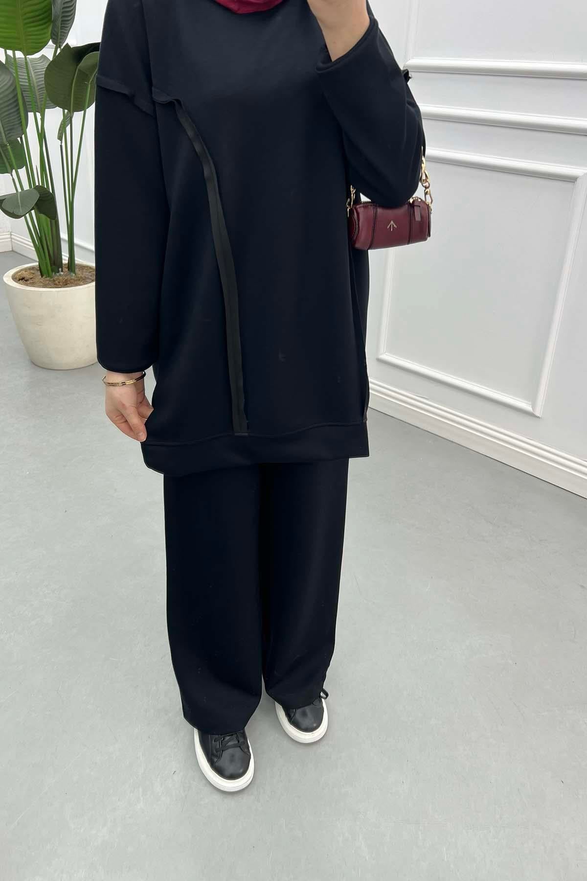 Sportif Elegance Oysh Takım Siyah
