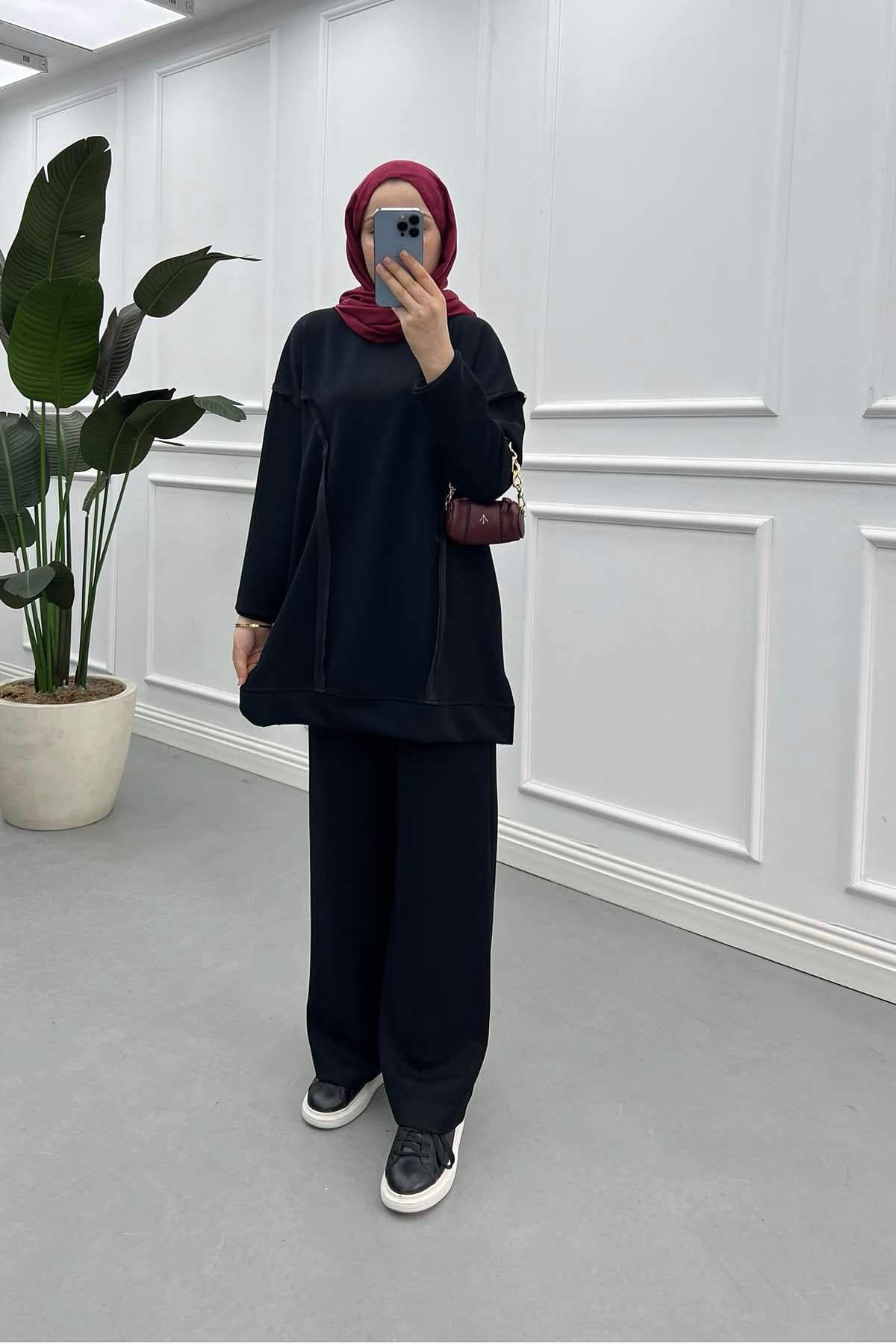 Sportif Elegance Oysh Takım Siyah