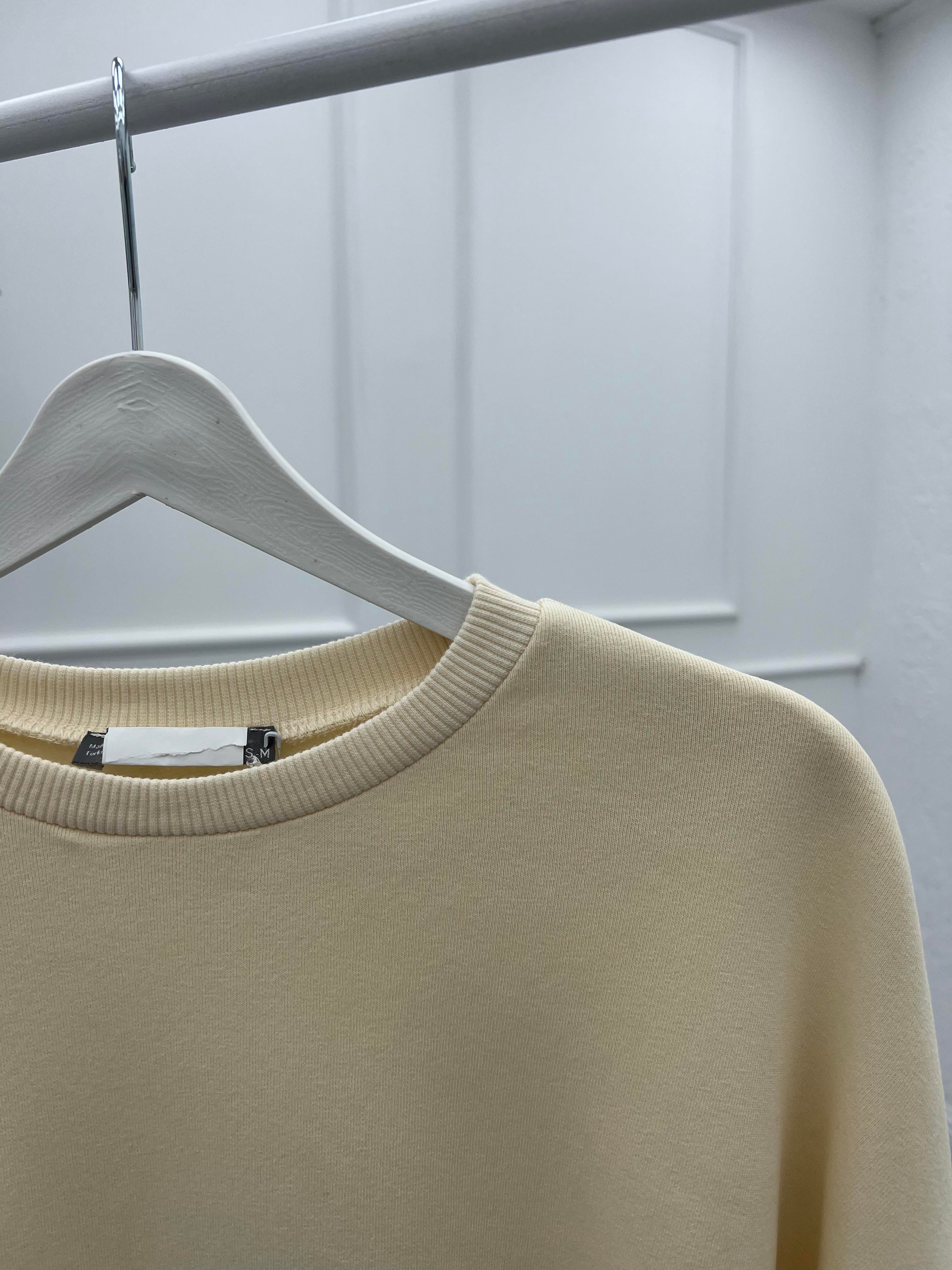 Sweatshirt Bej