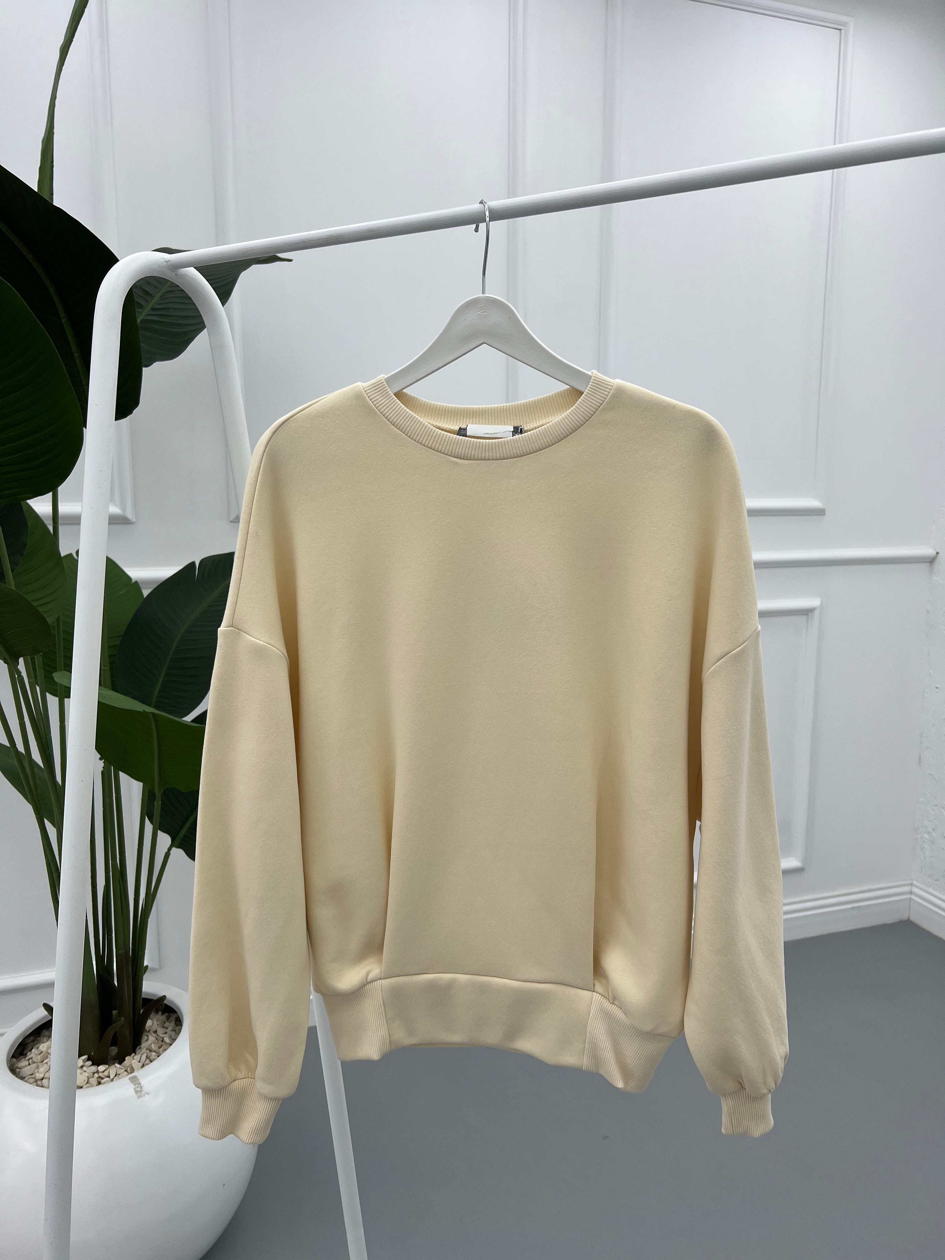 Sweatshirt Bej