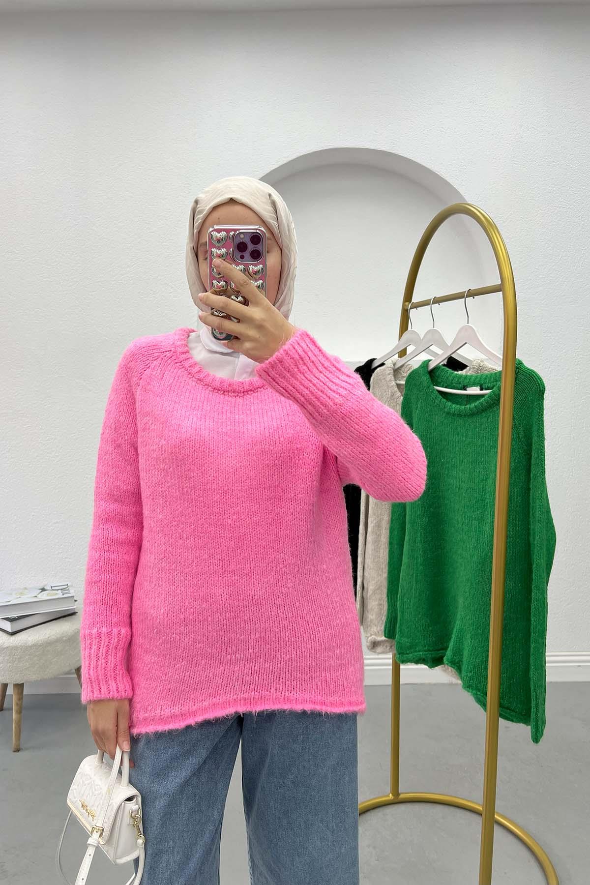 Triko Kazak Pembe