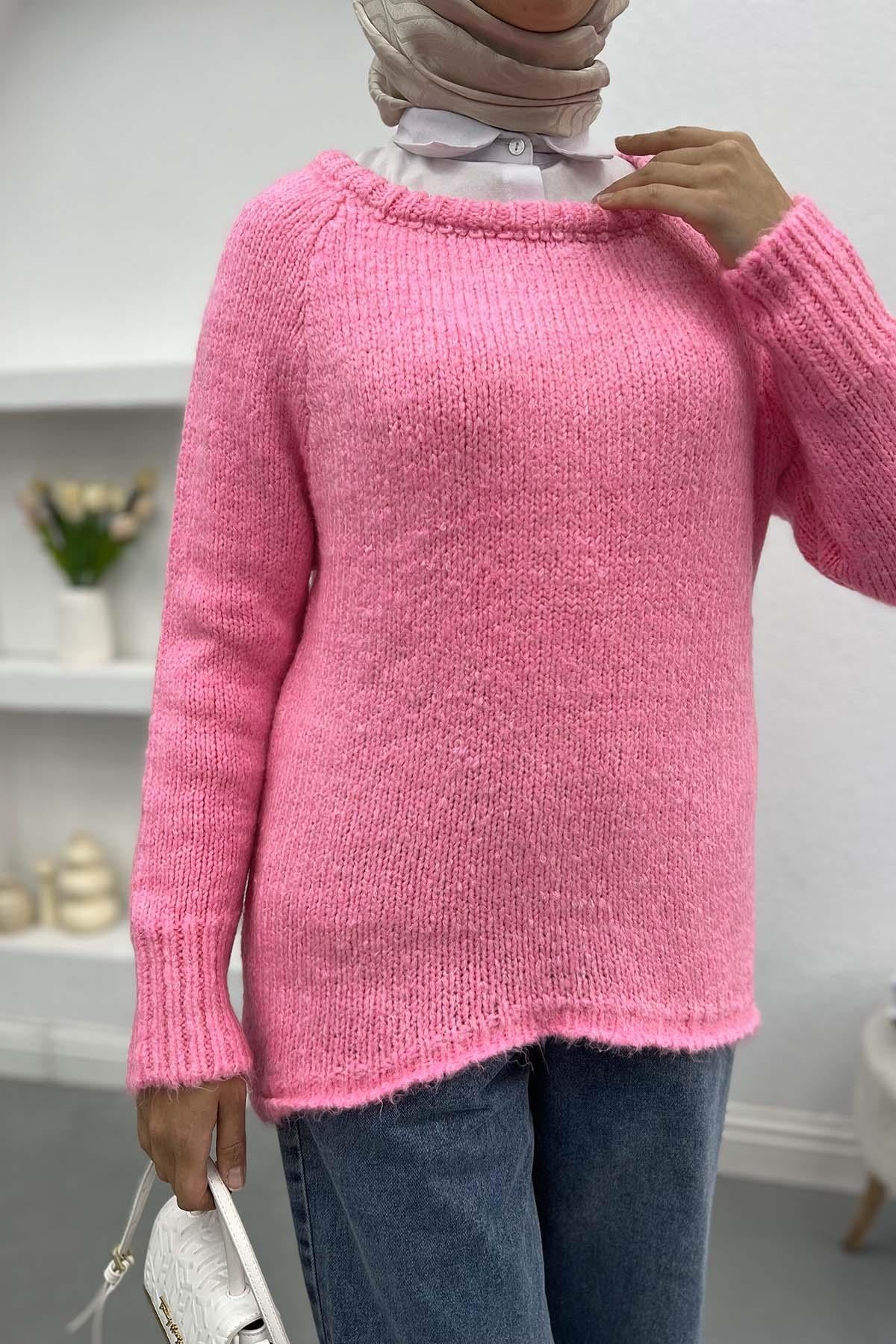 Triko Kazak Pembe