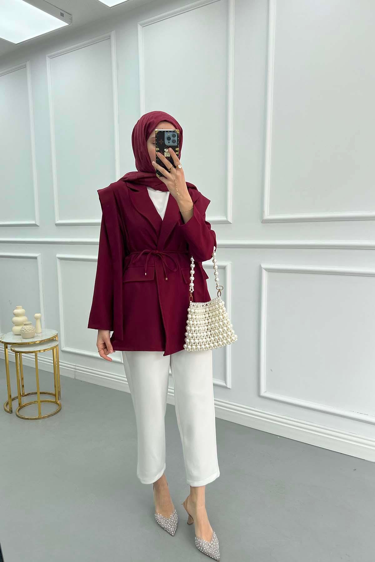Viral Ceket Bordo