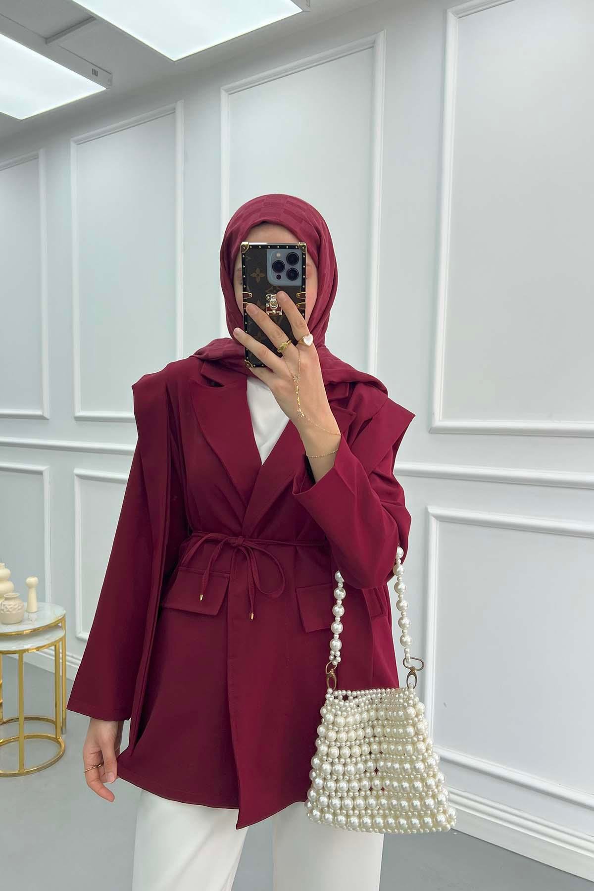 Viral Ceket Bordo