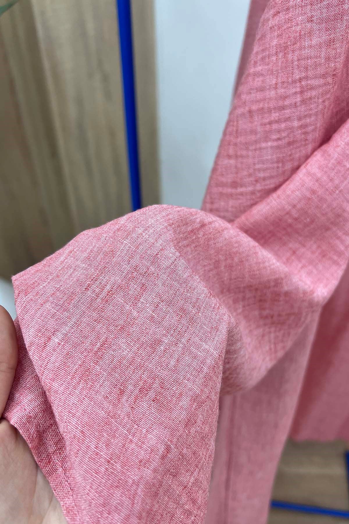 Yan Yırtmaçlı Kimono Takım Kırmızı