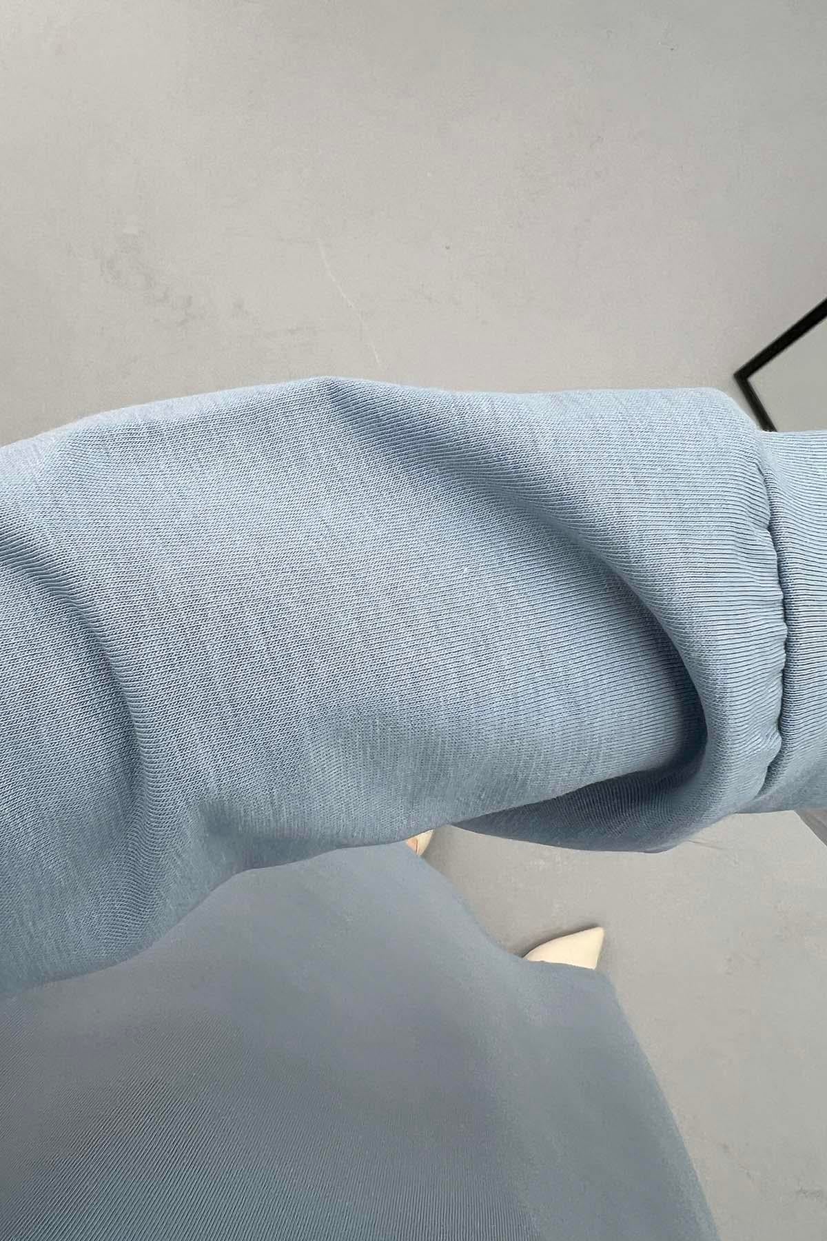 Yırtmaçlı Basic Tunik Gri