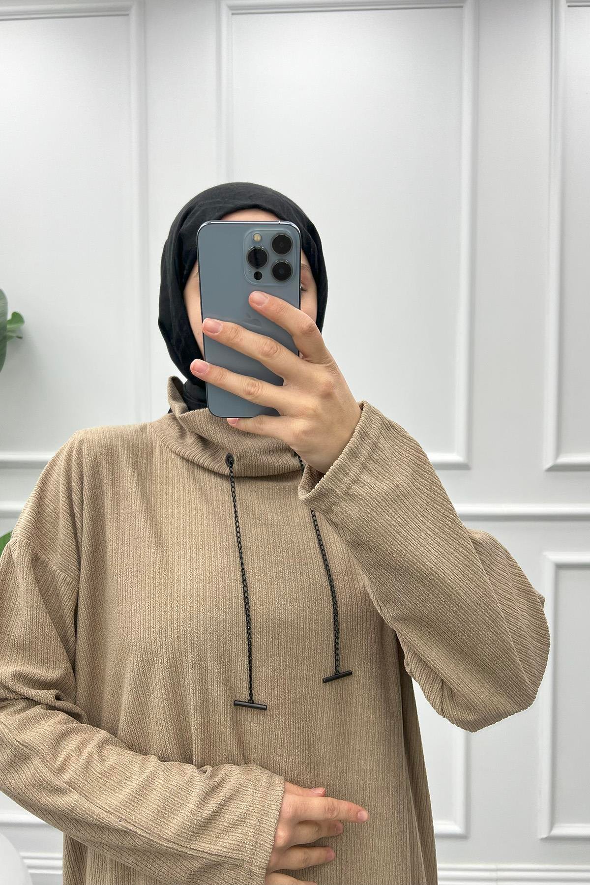 Zincirli Tunik Vizon