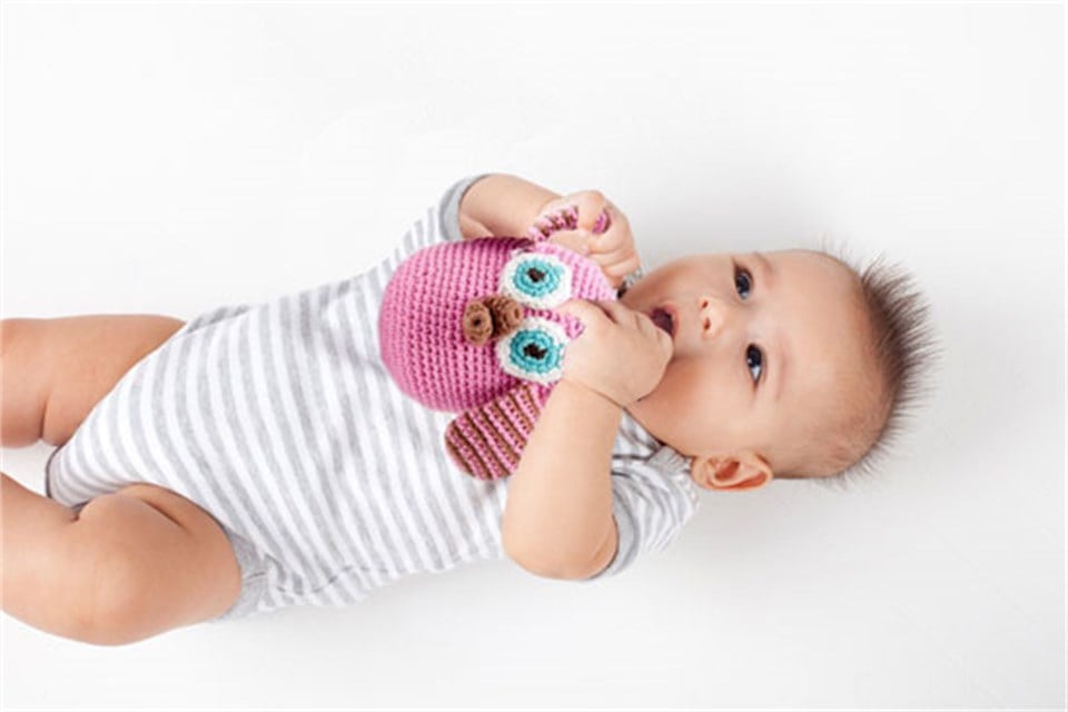 Pebble Baykuş Çıngırak Pembe