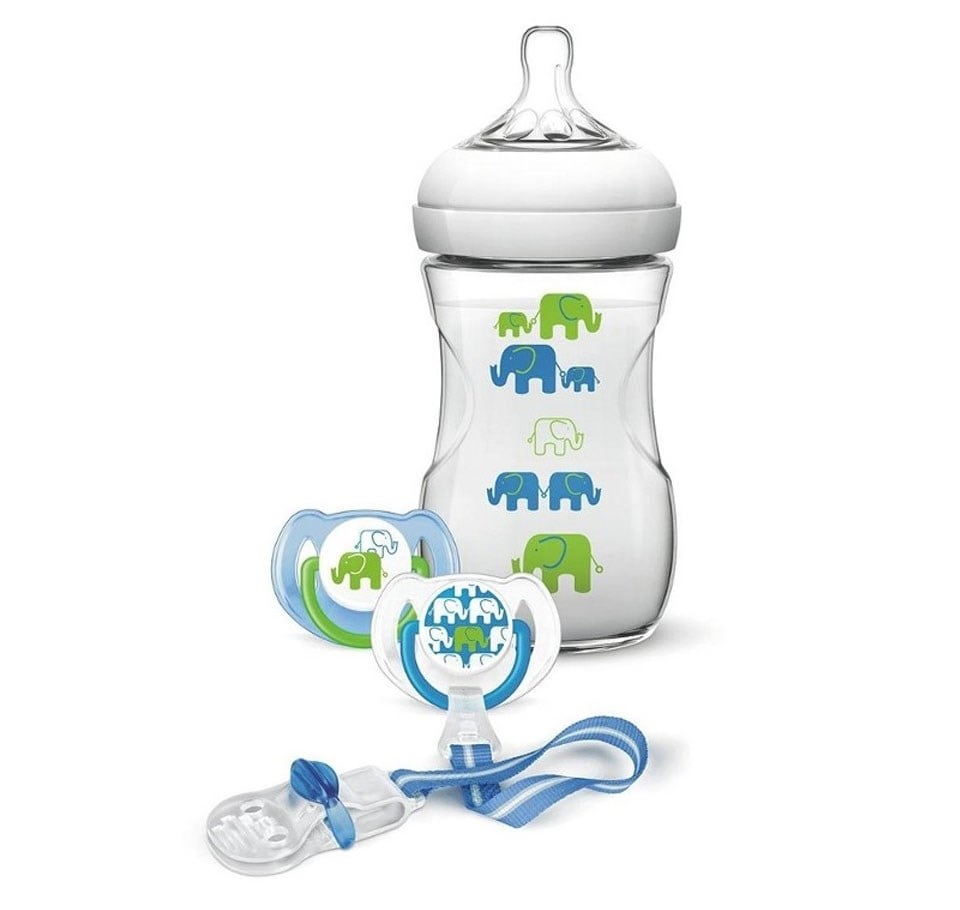 PHILIPS AVENT Fil Desenli Hediye Seti - Erkek SCD627