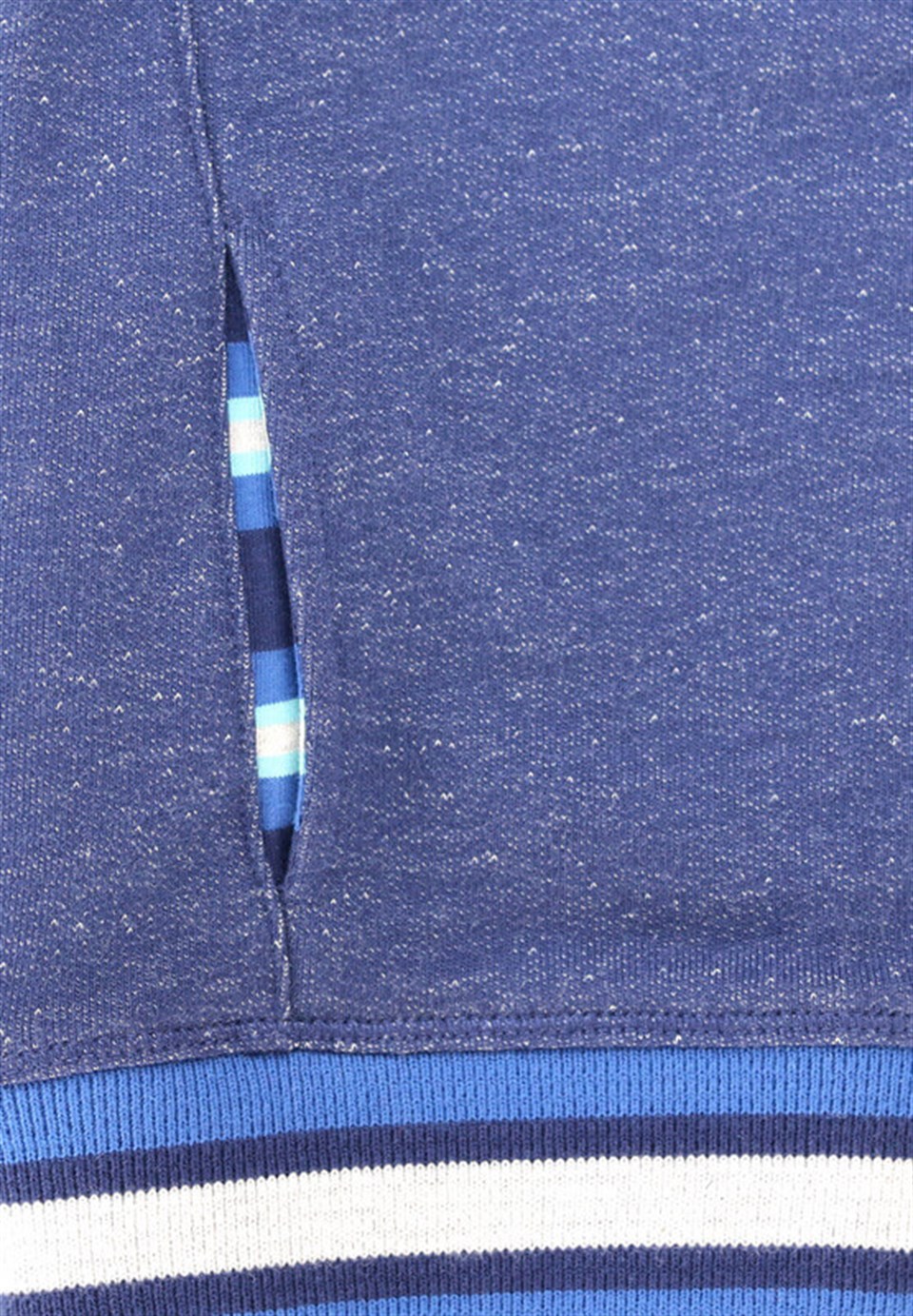 Enfant Terrible Koyu Mavi Fermuarlı Sweatshirt