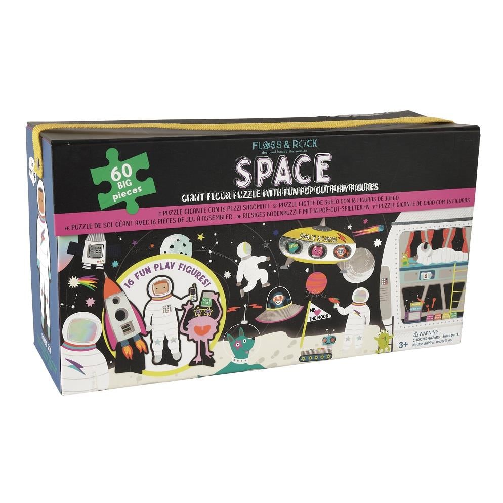 Floss & Rock 60 Parça Pop Out Yer Yapbozu-Space
