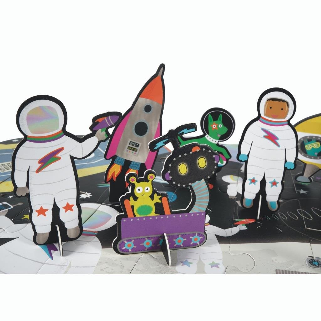 Floss & Rock 60 Parça Pop Out Yer Yapbozu-Space