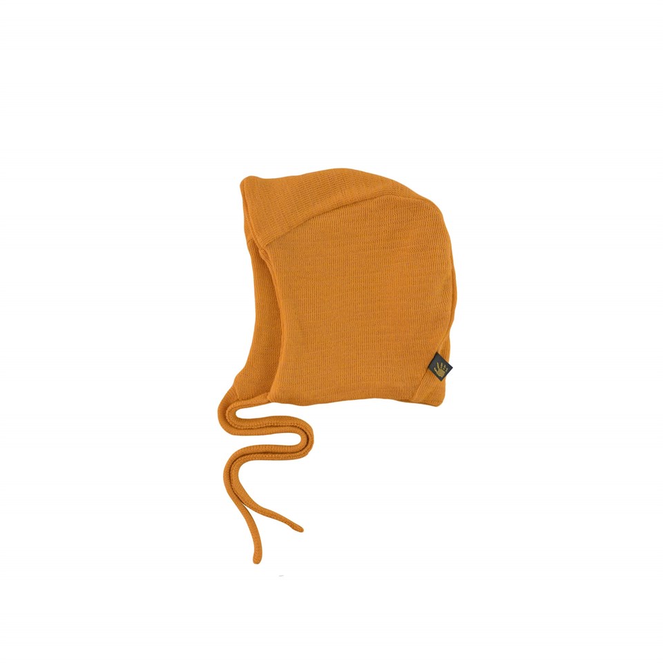 Forgaminnt Kehribar Katkılı Organik Pamuk Bone-Mustard Sunset (çift katlı)