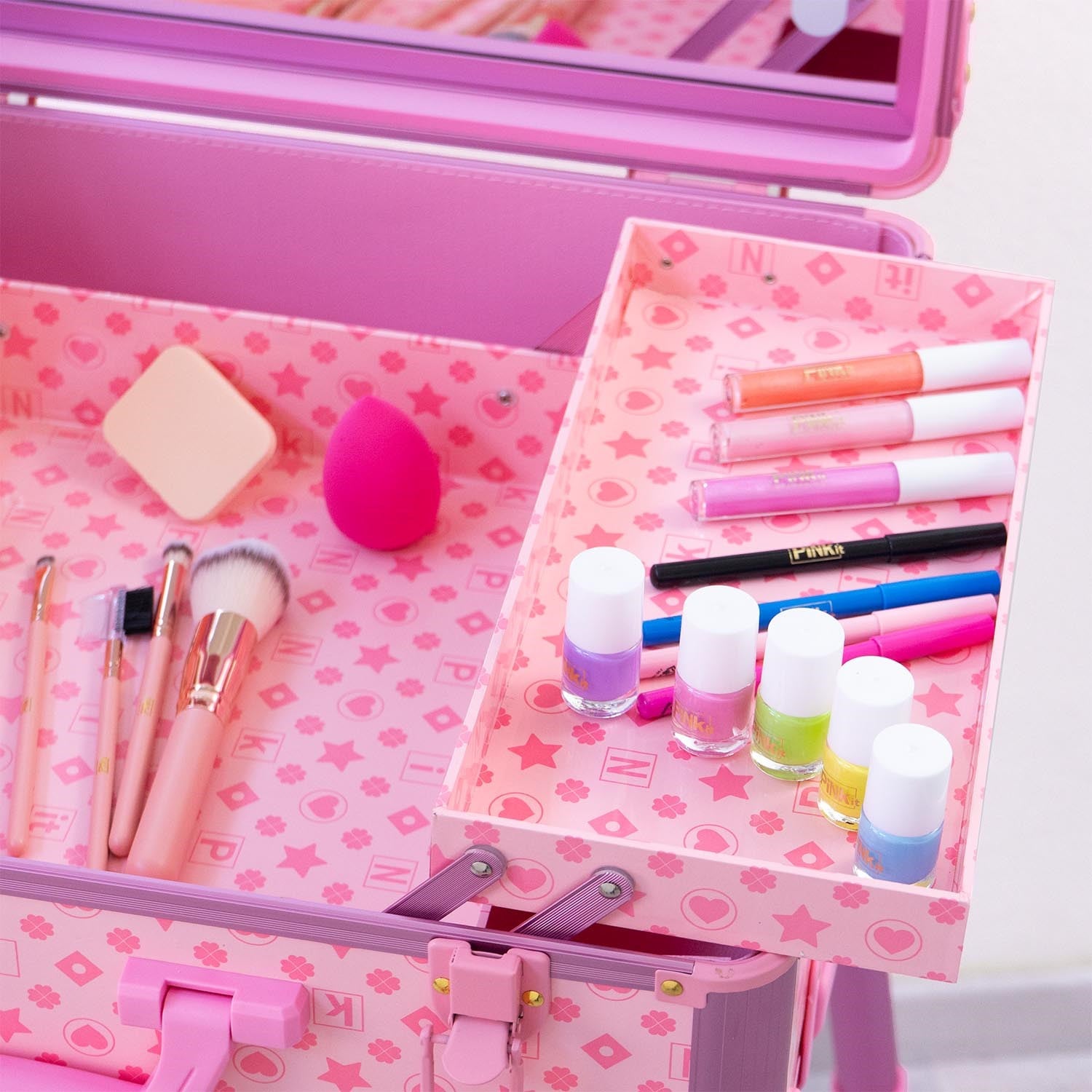 Girabrilla Pink It Makyaj İstasyonu Trolley