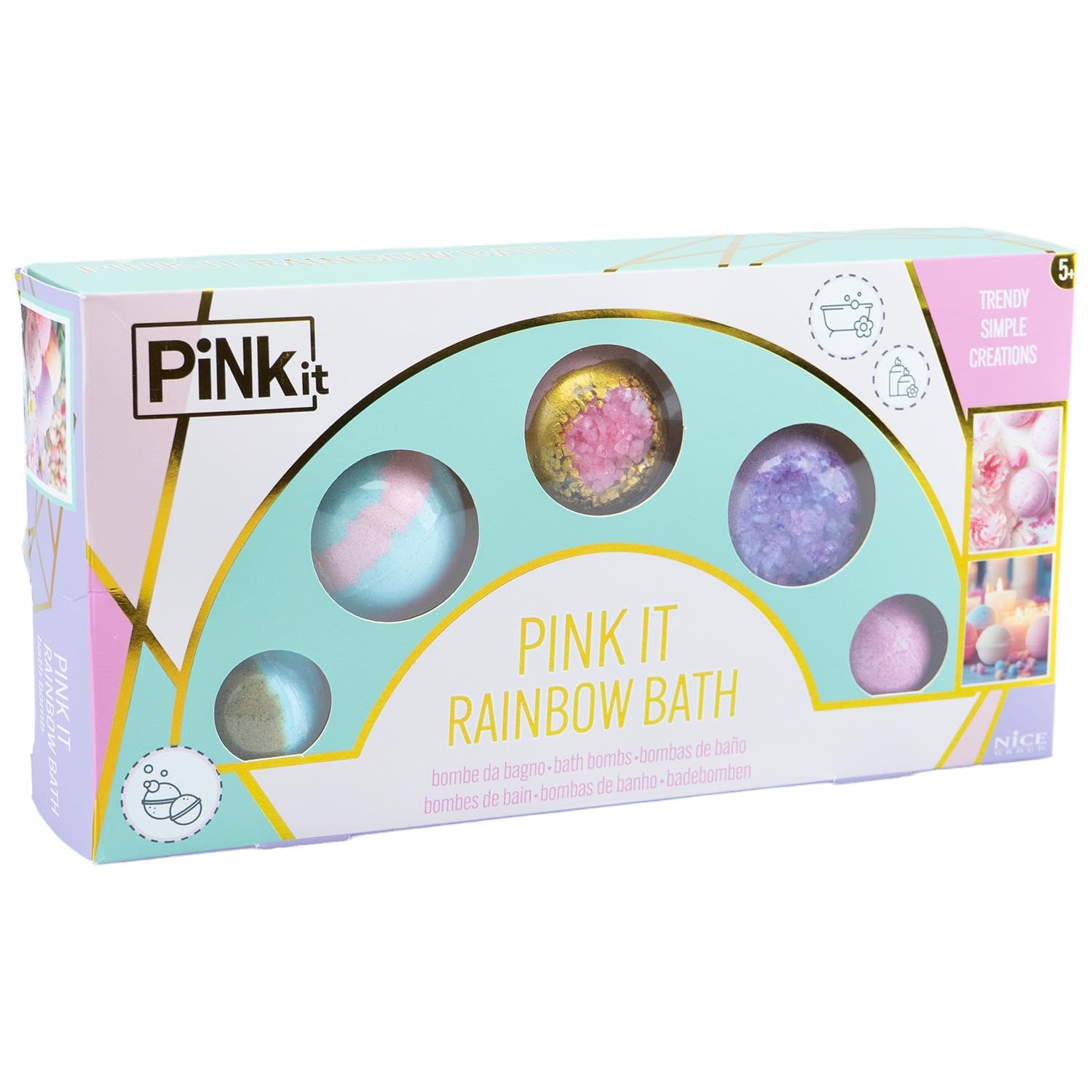 Girabrilla Pink It Rainbow Banyo Bombası Seti