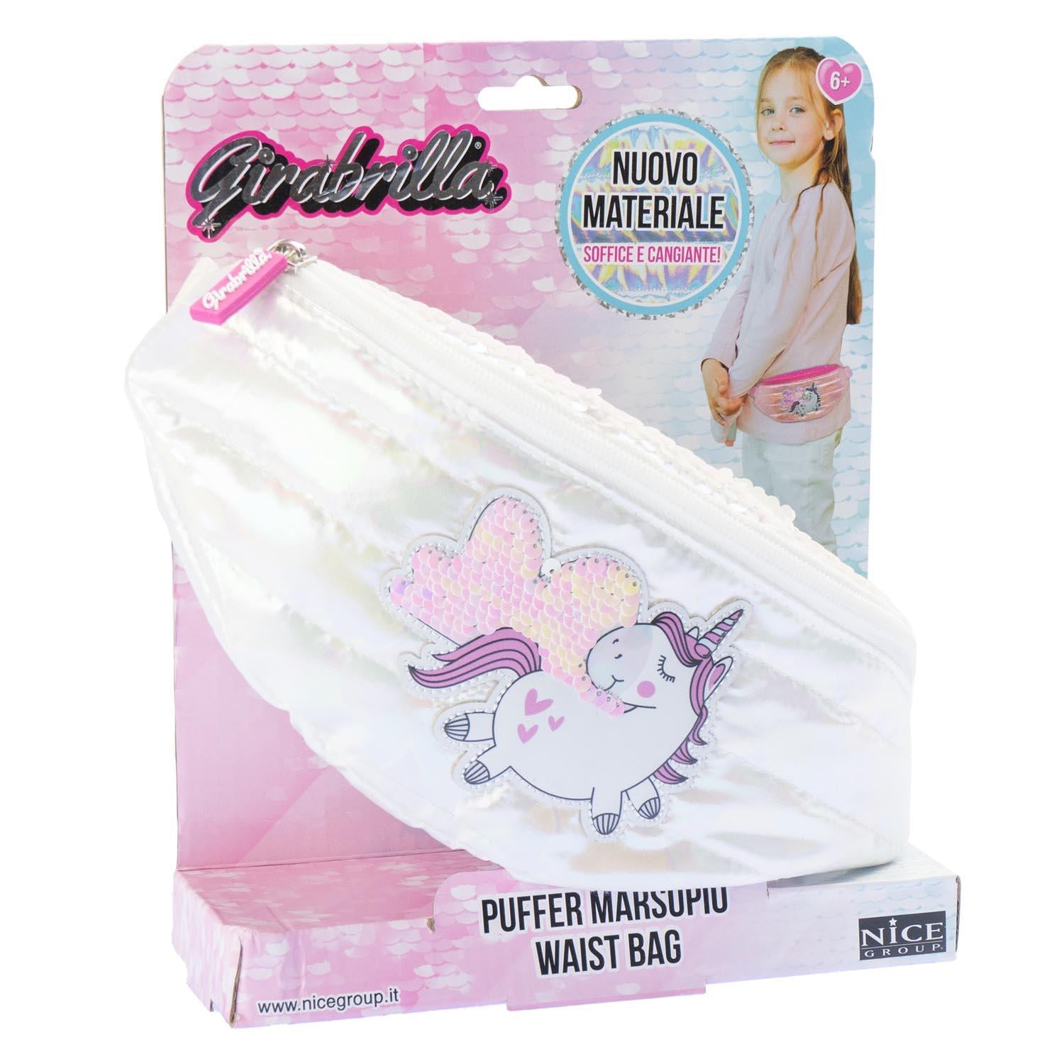 Girabrilla Puffer Unicorn Bel Çantası